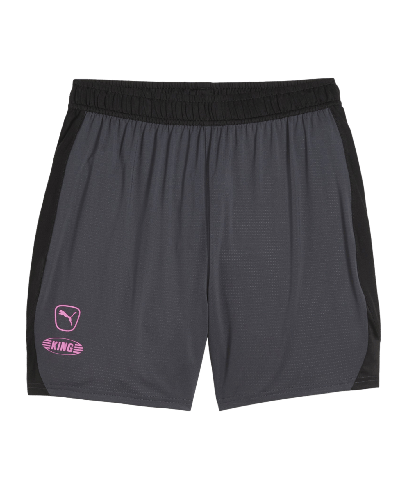 PUMA KING Pro Short Grau Schwarz F05 - grau
