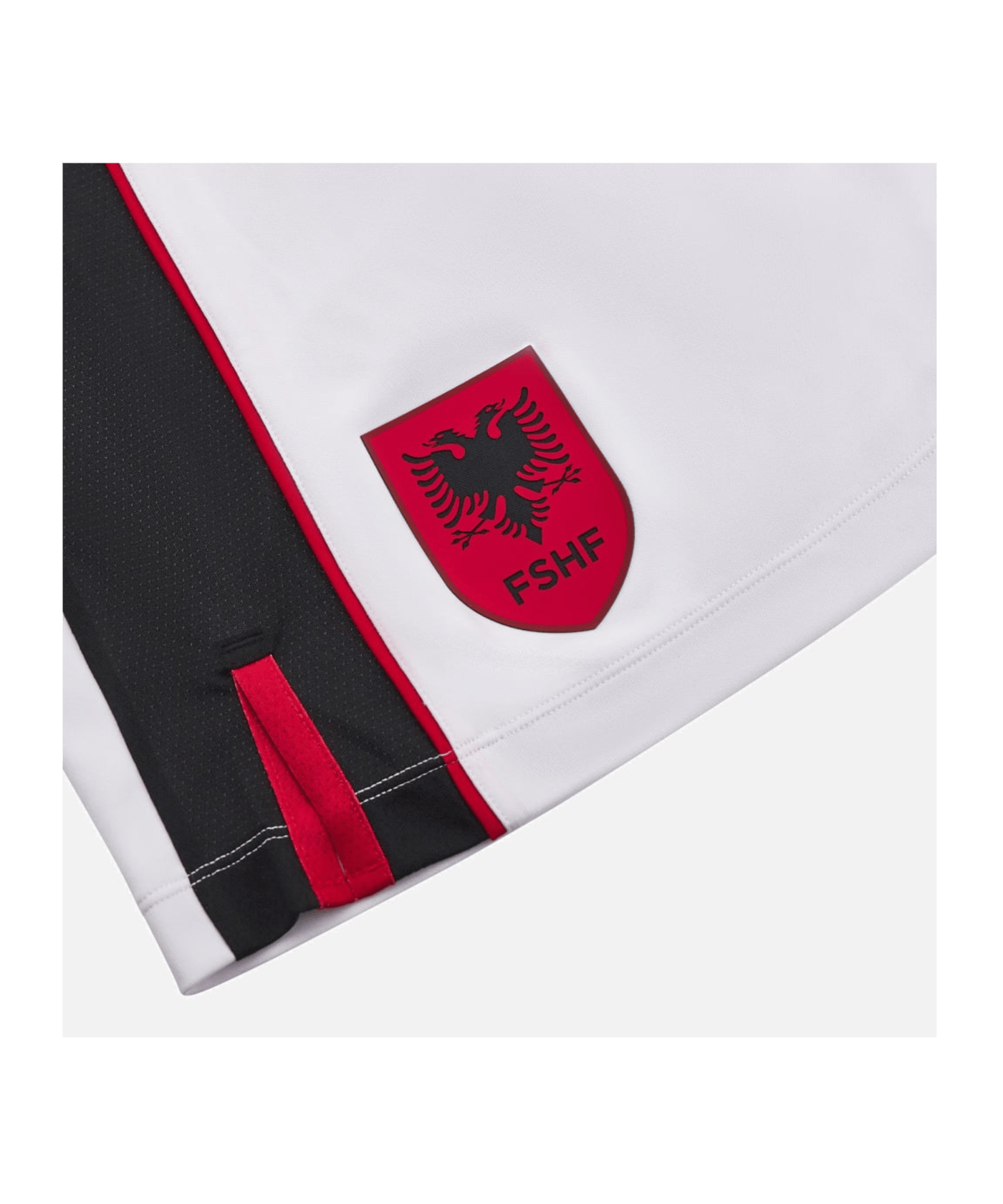 Macron Albanien Short Away 2023 Weiss - weiss