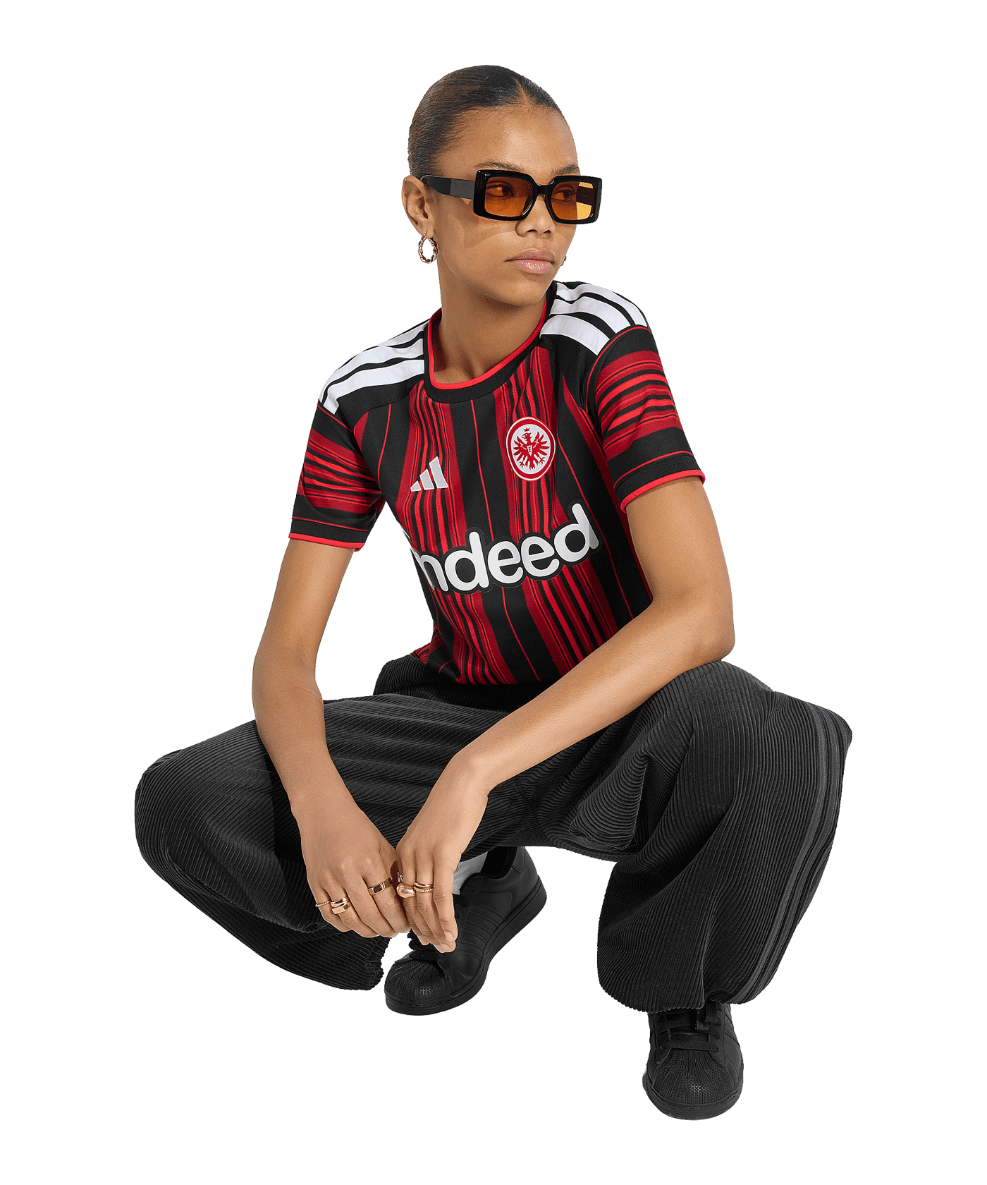 adidas Eintracht Frankfurt Trikot Home 2026/2027 Damen Rot - rot