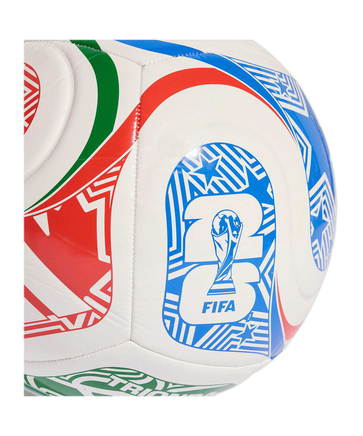 adidas World Cup 26 Trionda Club Trainingsball Weiß - weiss