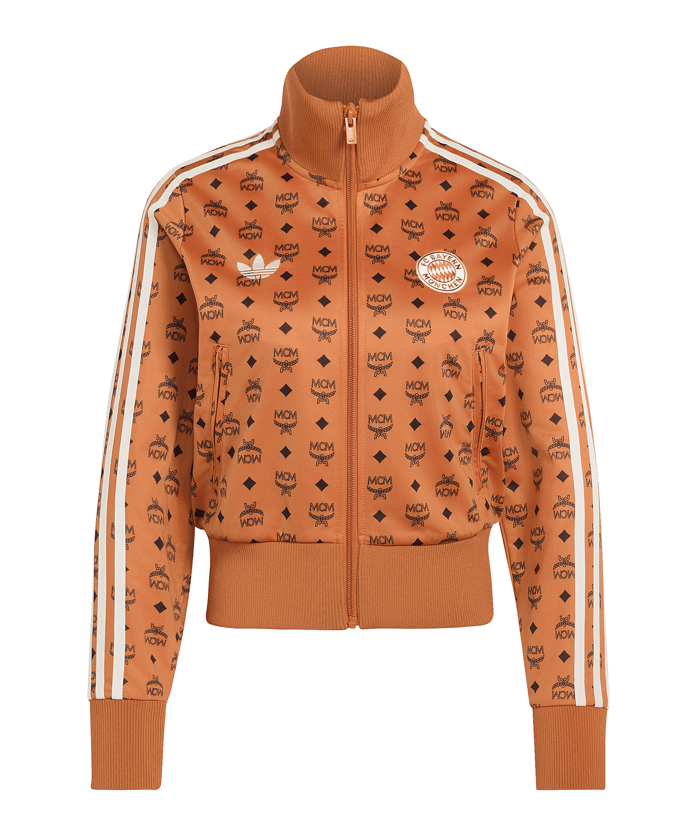 adidas FC Bayern München MCM Jacke Damen Braun - braun