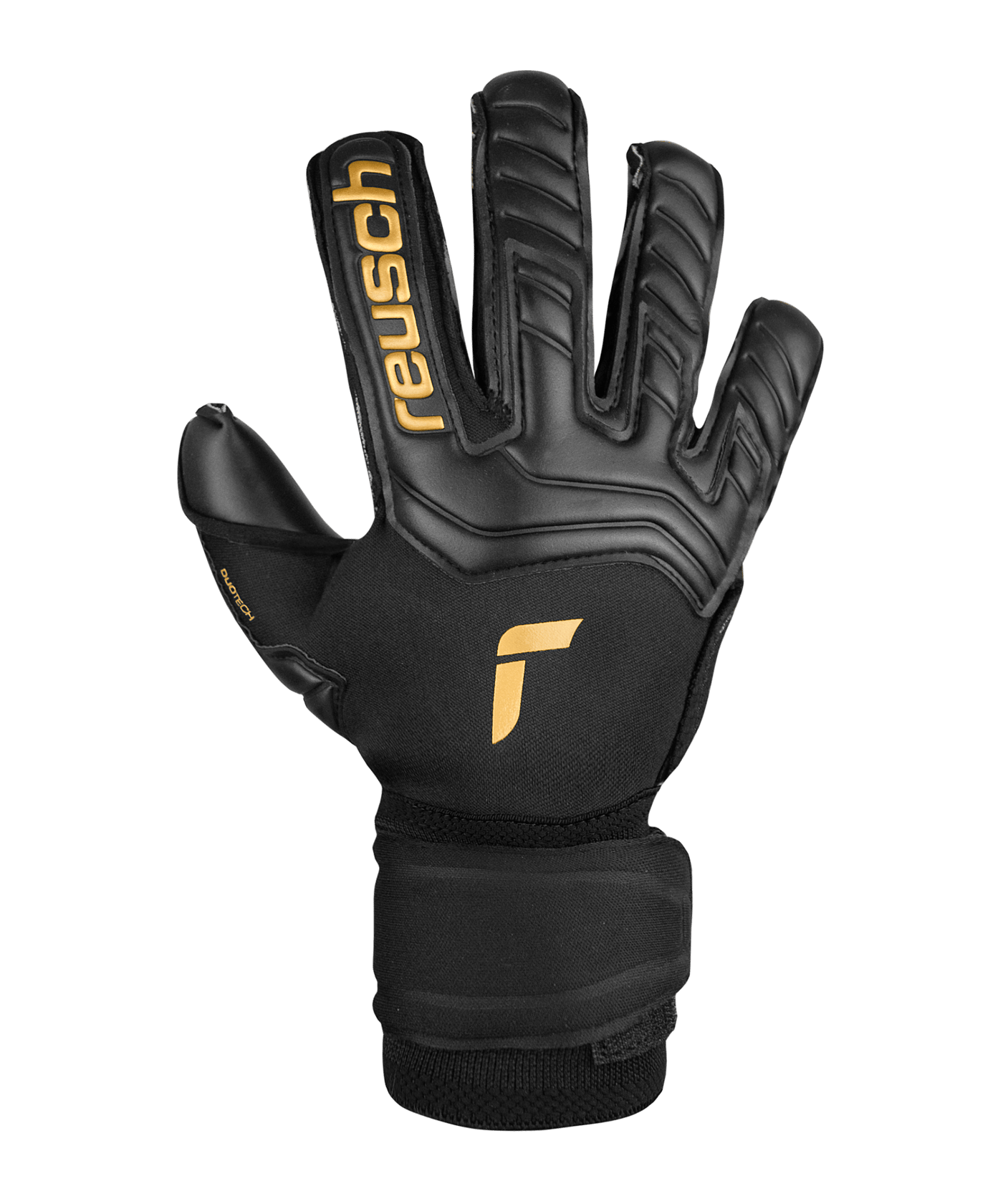 Reusch Attrakt Duo Evolution Cut Torwarthandschuh Schwarz Gold F7707 - schwarz