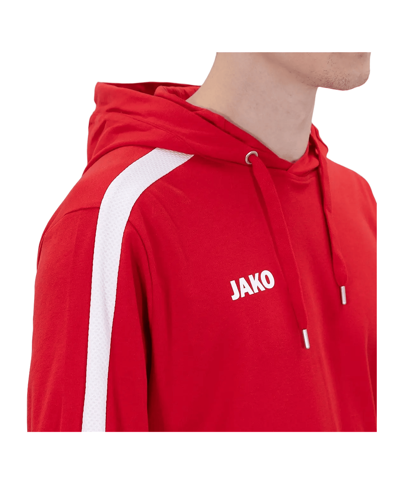 JAKO Power Hoody Rot Weiss F100 - rot