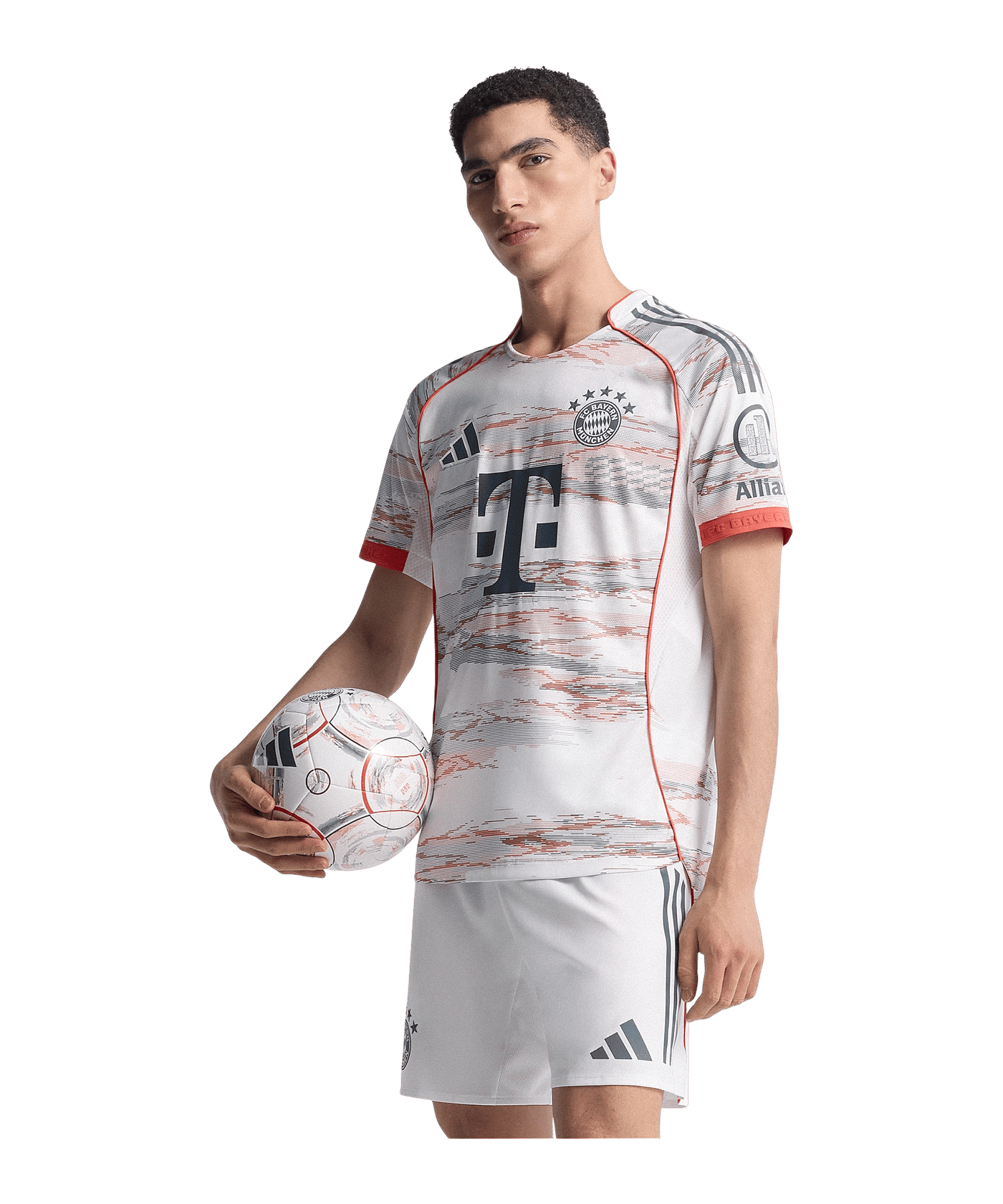 adidas FC Bayern München Authentic Trikot Away 2025/2026 Weiß - weiss