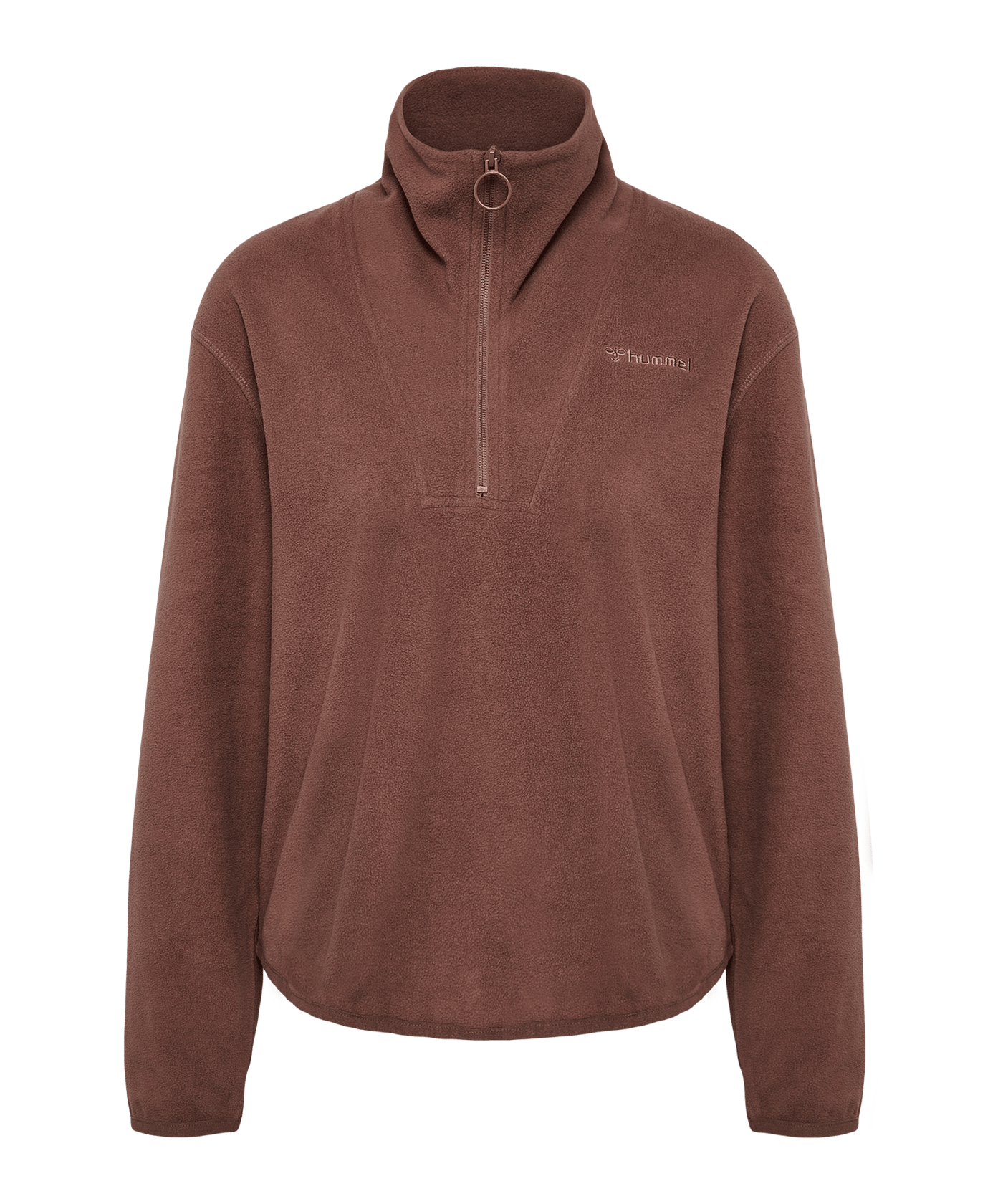 Hummel Mt Connect Loose Half Zip Sweatshirt Damen Braun F8040 - braun