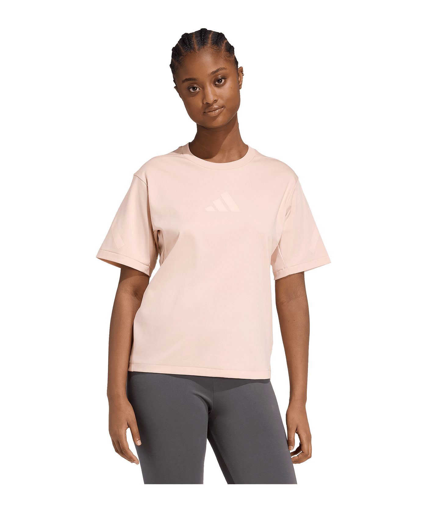 adidas Z.N.E. T-Shirt Damen Rosa - rosa
