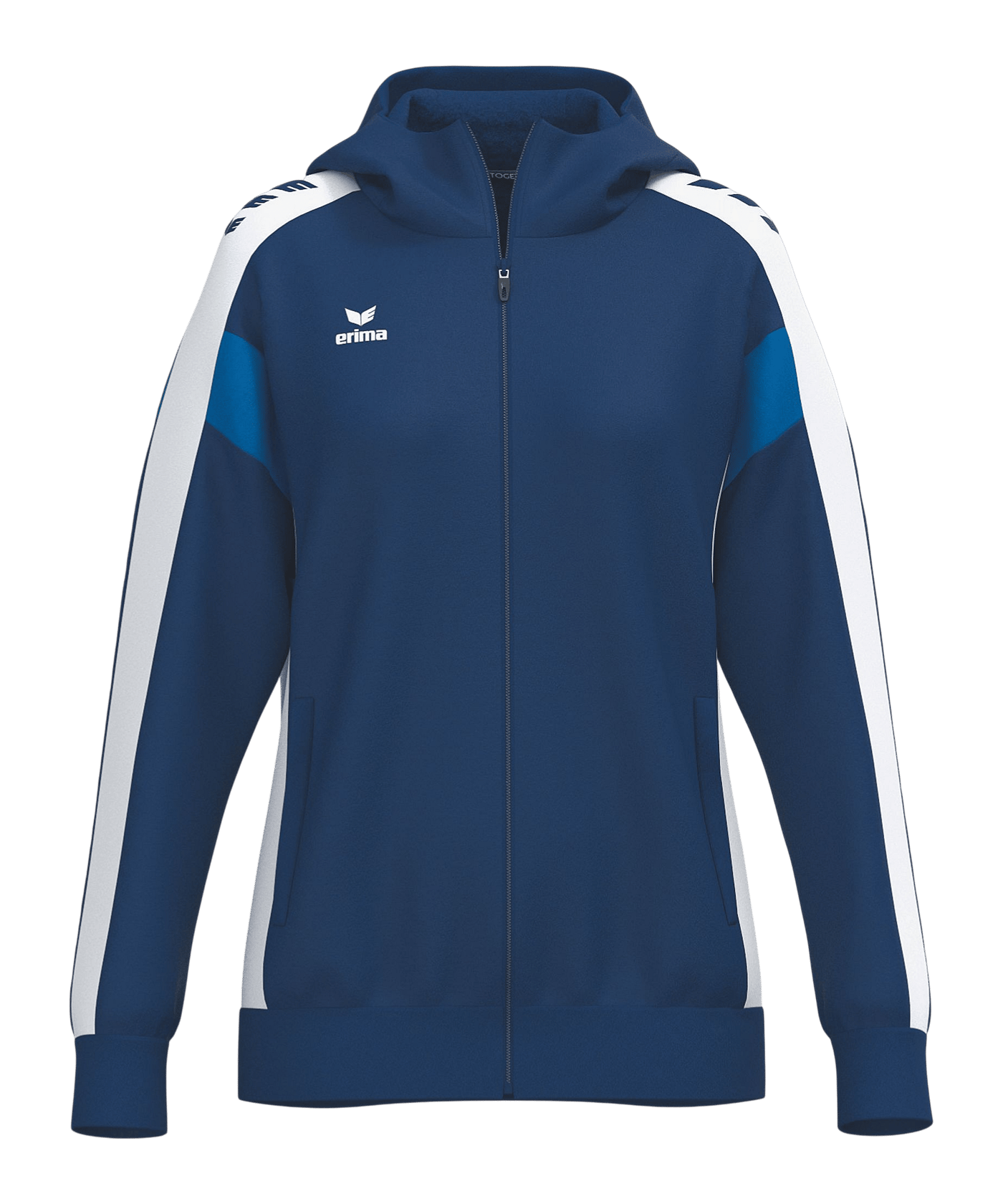 Erima Celebrate 125 Kapuzenjacke Damen Blau - blau
