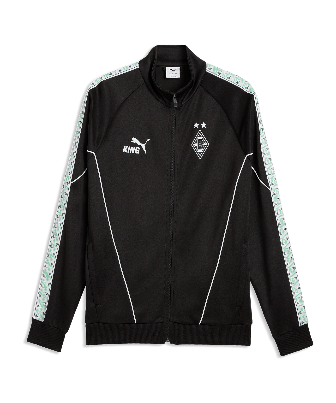 PUMA Borussia Mönchengladbach KING Anthem Jacke Schwarz F08 - schwarz