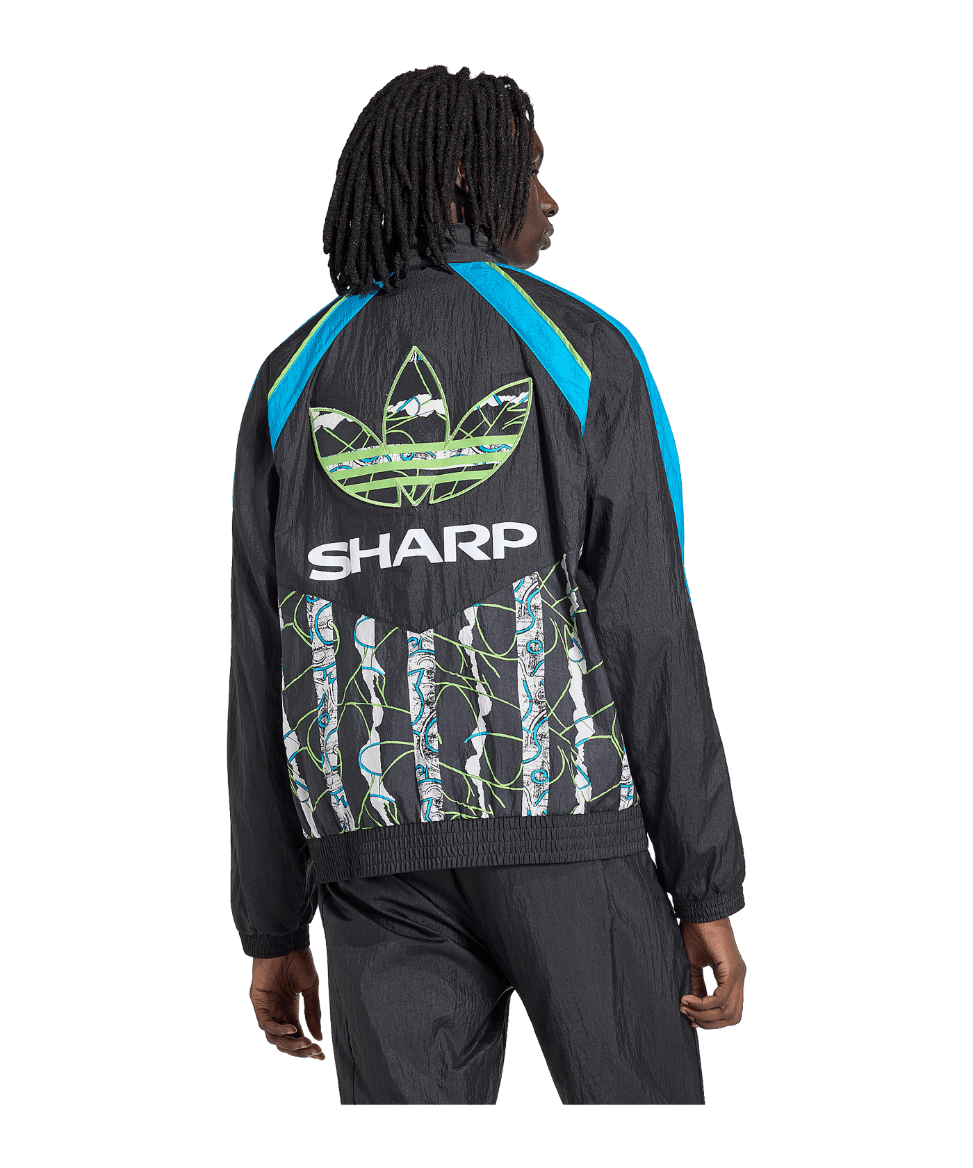 adidas Manchester United 90 Jacke Schwarz - schwarz