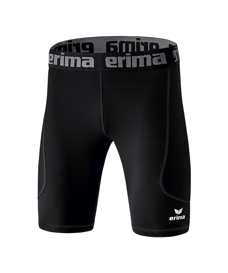 Erima Elemental Tight kurz Schwarz - schwarz