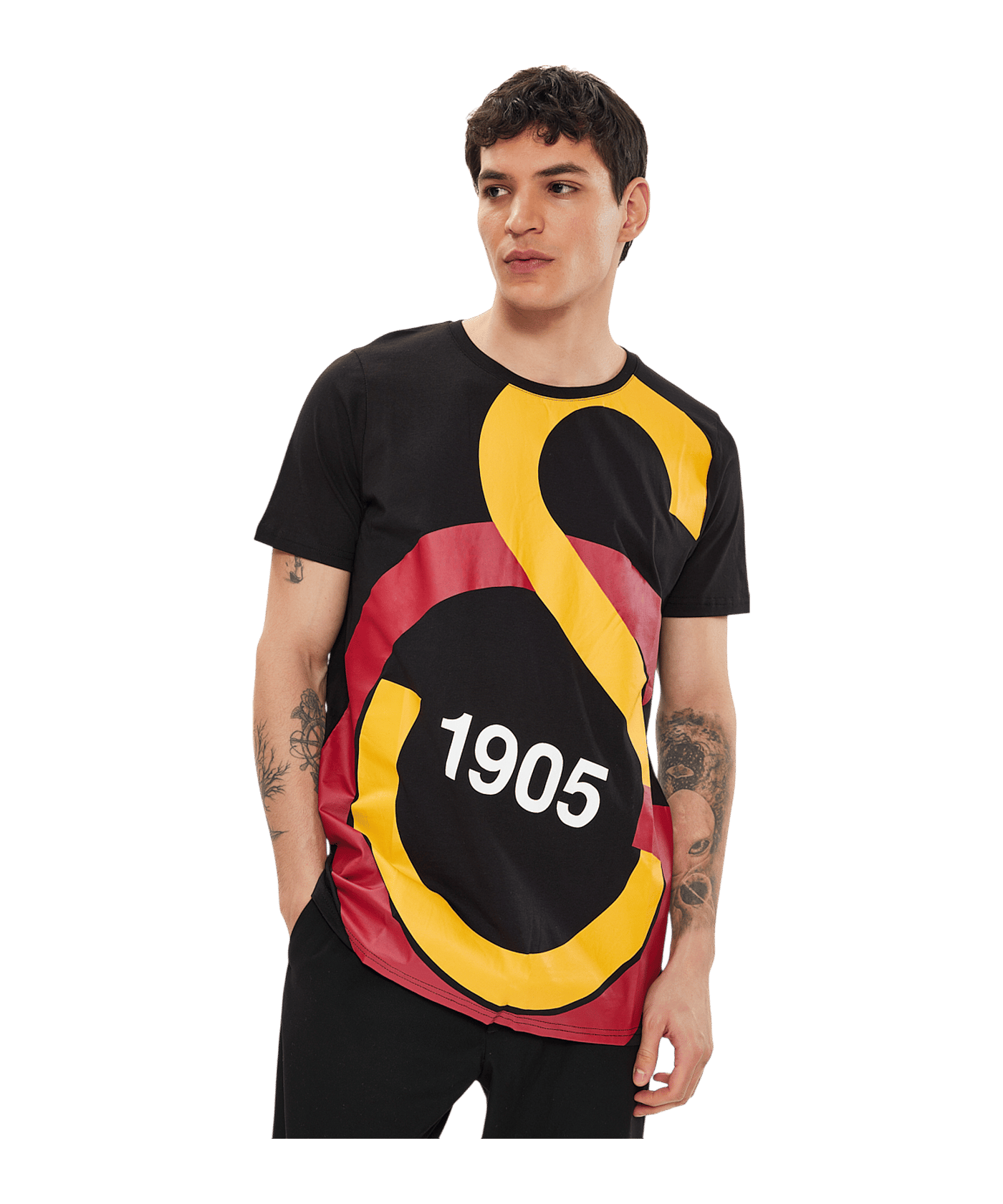 Galatasaray Istanbul Big Logo T-Shirt Schwarz - schwarz