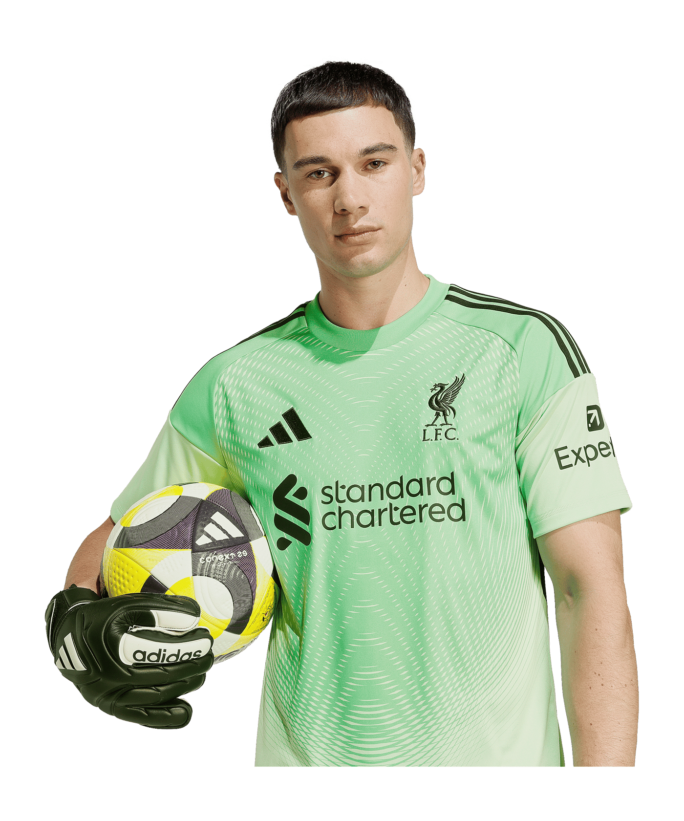 adidas FC Liverpool Torwarttrikot 2025/2026 Grün - gruen