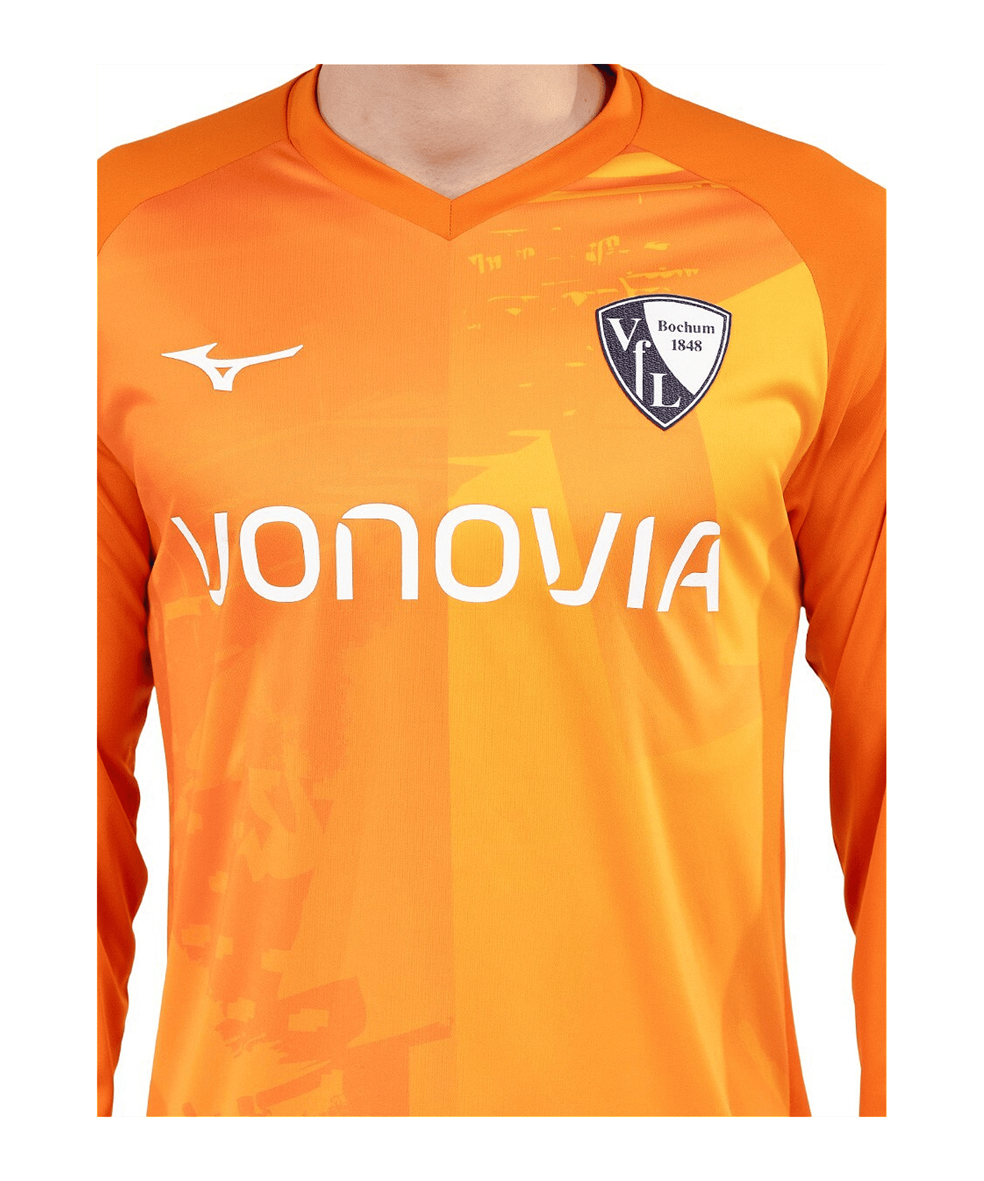 Mizuno VfL Bochum Langarm Torwarttrikot 3rd 2024/2025 Kids Orange F53 - orange
