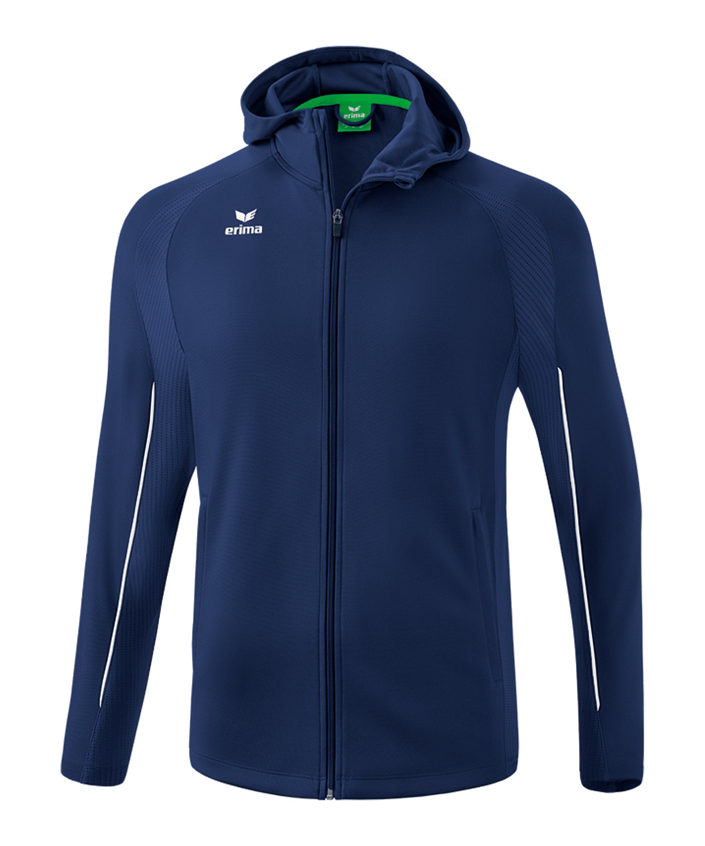 Erima Liga Star Kapuzenjacke Kids Blau Weiss - blau