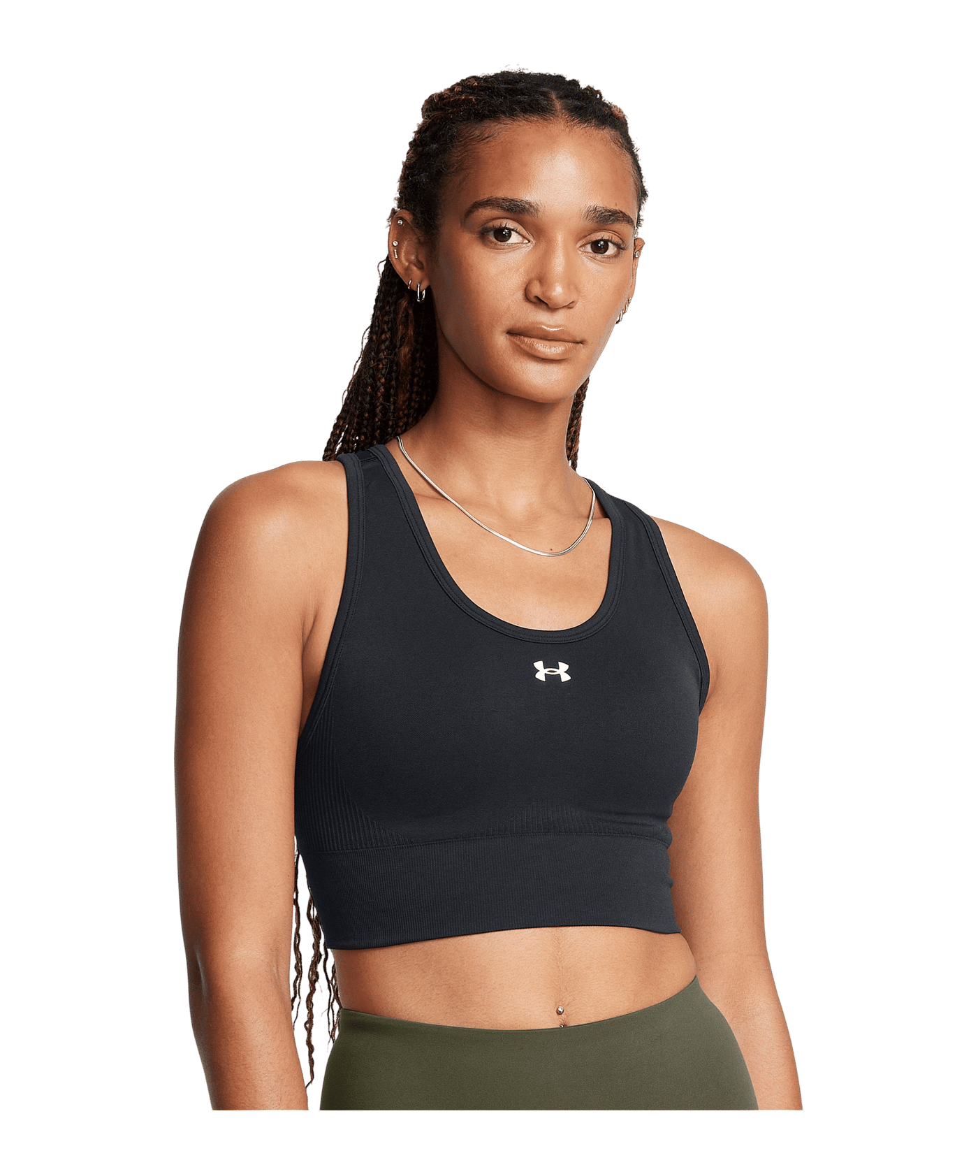 Under Armour Vanish Seamless Low Sport-BH Damen Grün F712 - gruen