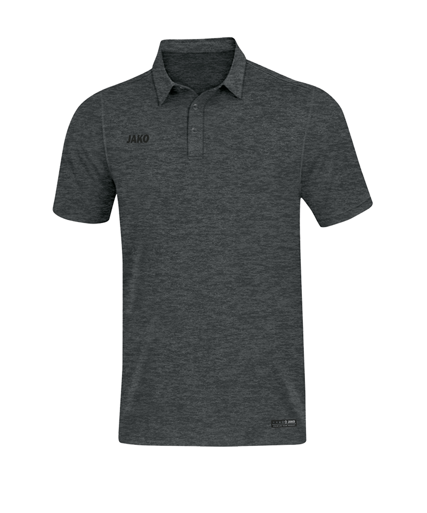 Jako Premium Basics Poloshirt Grau F21 - grau
