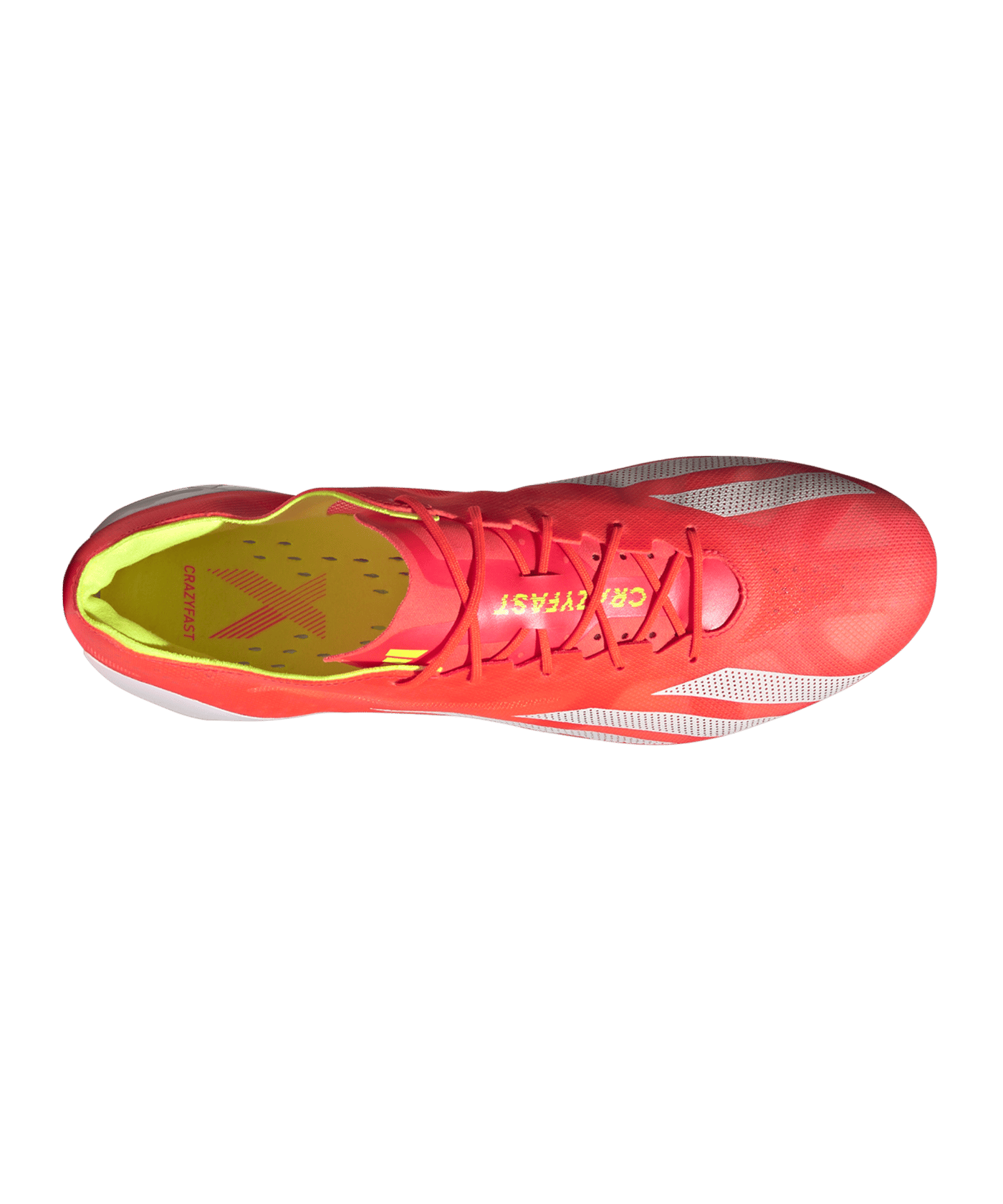 adidas X Crazyfast+ FG Energy Citrus Rot Weiss - rot