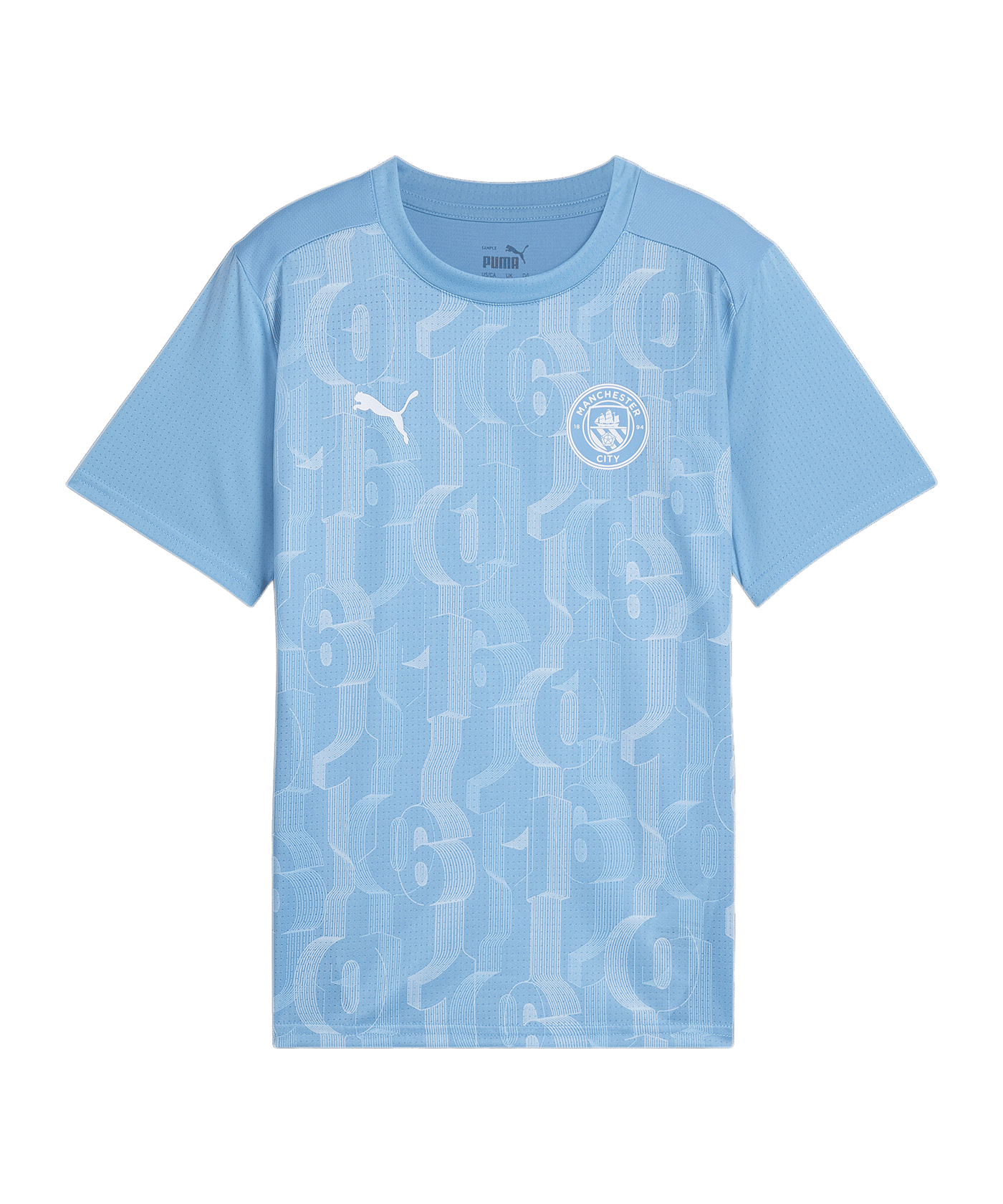 PUMA Manchester City Prematch Shirt 24/25 Kids F21 - blau