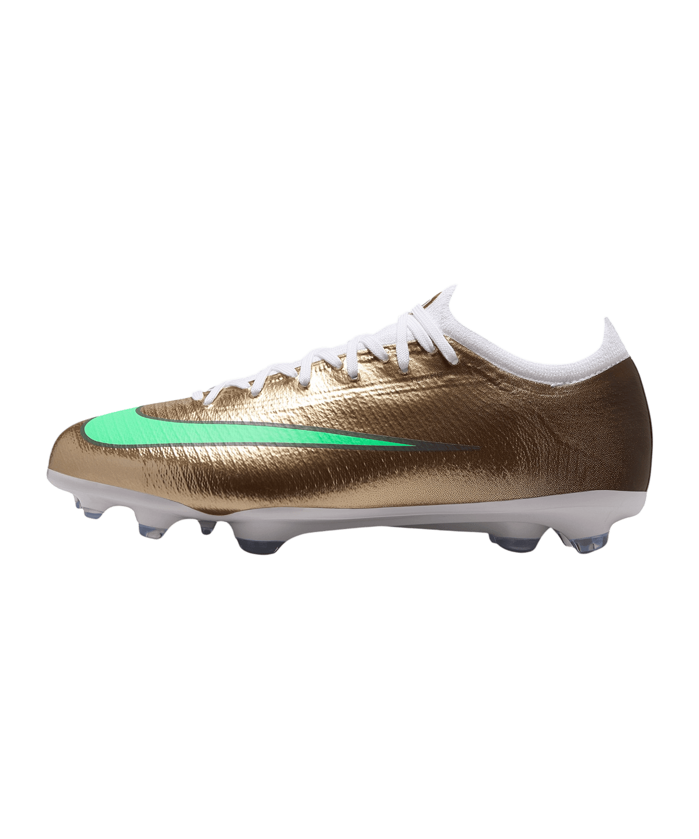 Nike Jr Air Zoom Mercurial Vapor XVII Pro FG Kylian Mbappe Kids Gold F701 - gold