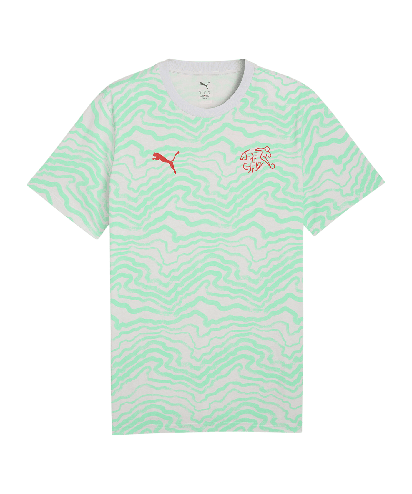 PUMA SFV Schweiz FtblCulture T-Shirt Grün F19 - gruen
