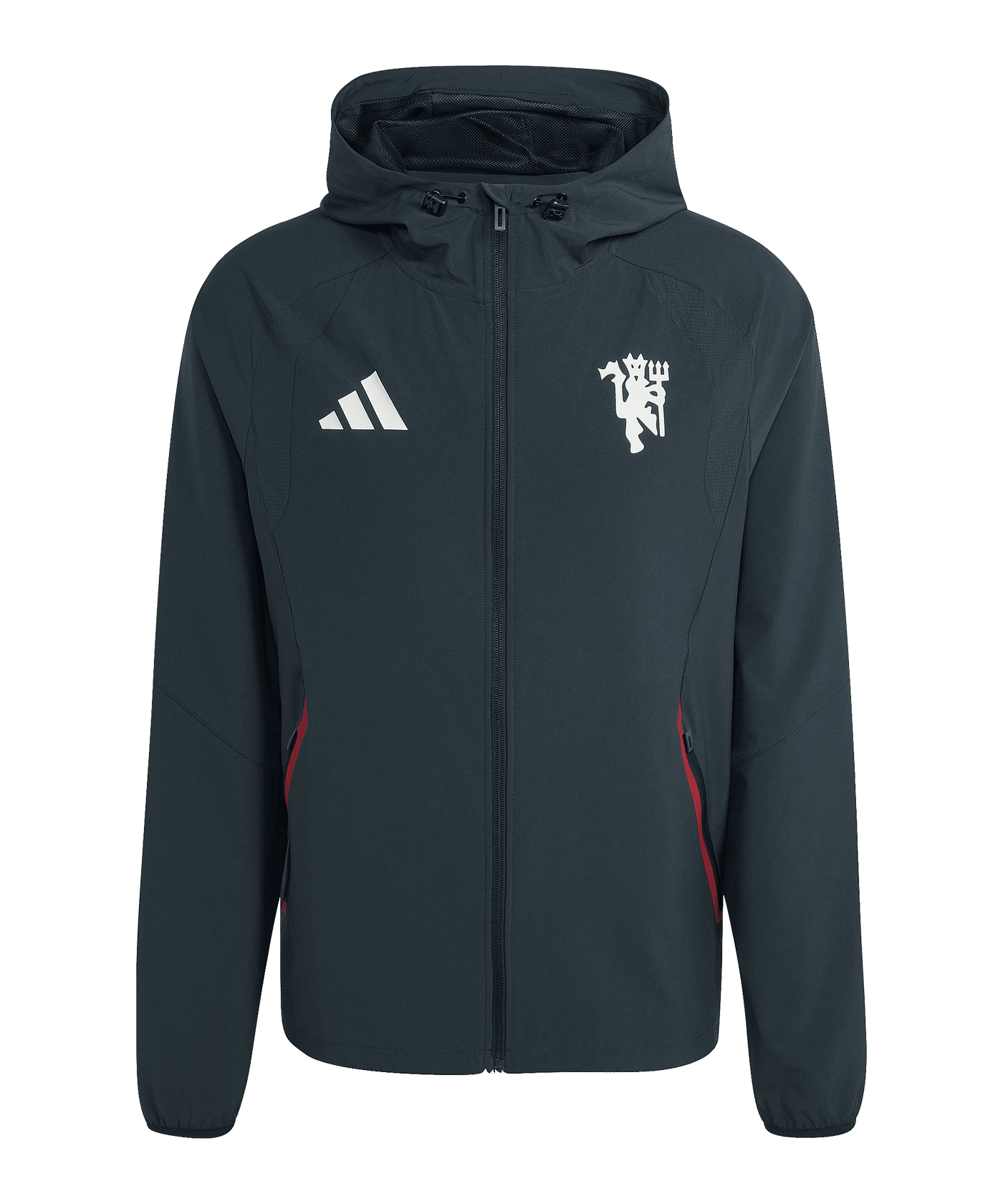 adidas Manchester United Tiro Travel Windjacke Grün - gruen