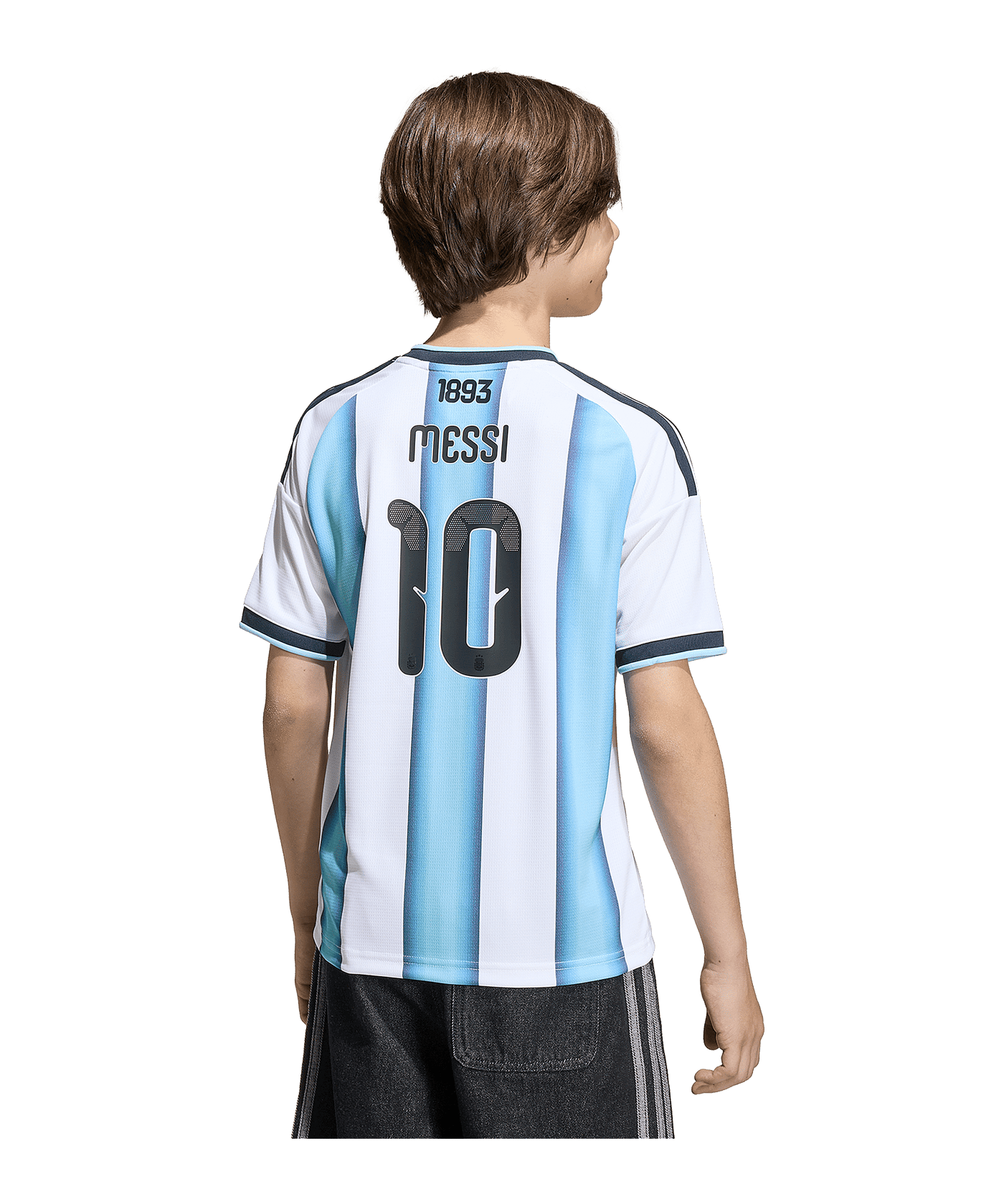 adidas Argentinien Messi Trikot Home WM 2026 Kids Weiß - weiss