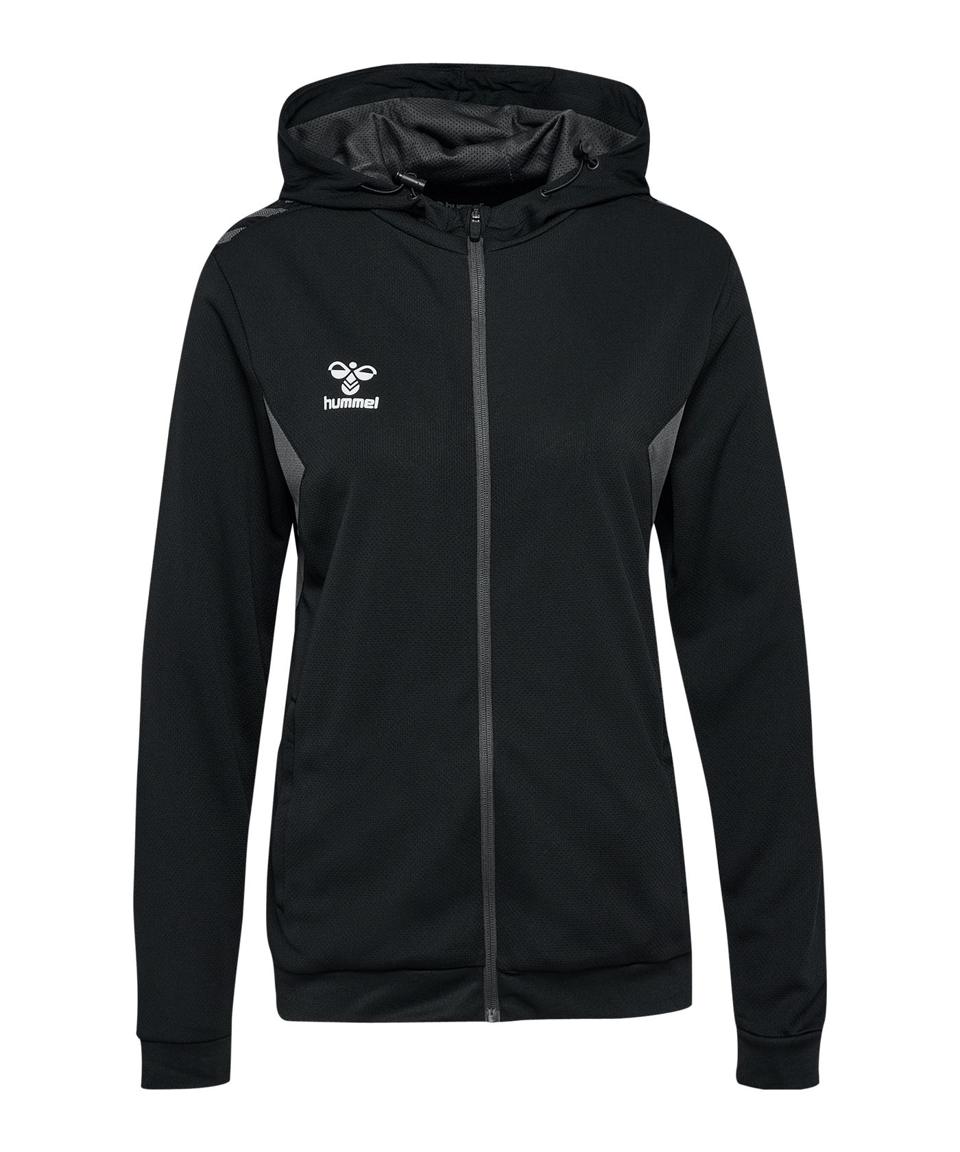 Hummel AUTHENTIC PL Kapuzenjacke Damen Schwarz F2001 - schwarz