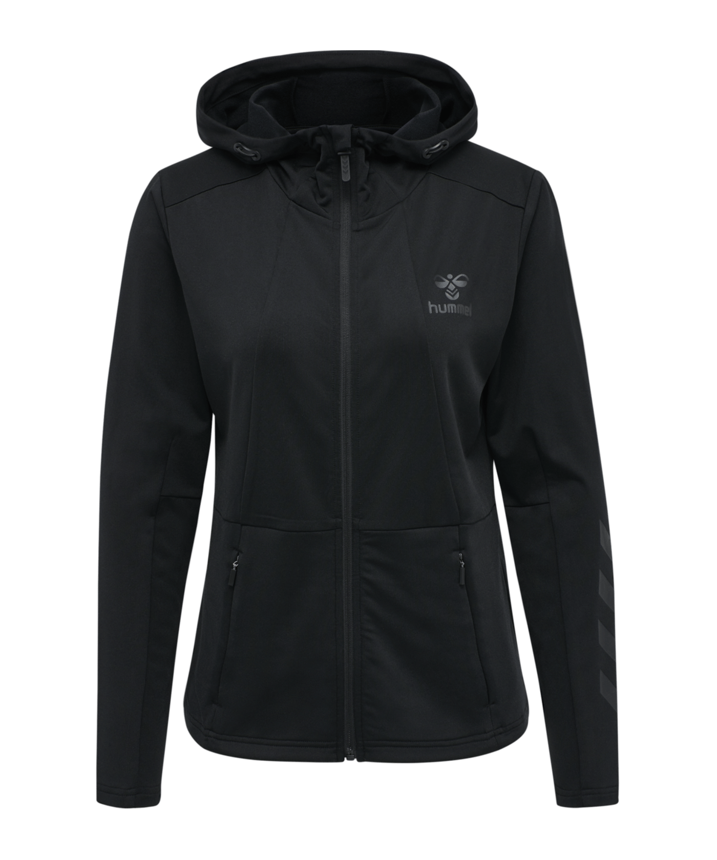 Hummel Selby Zip Hoodie Damen Schwarz F2001 - schwarz