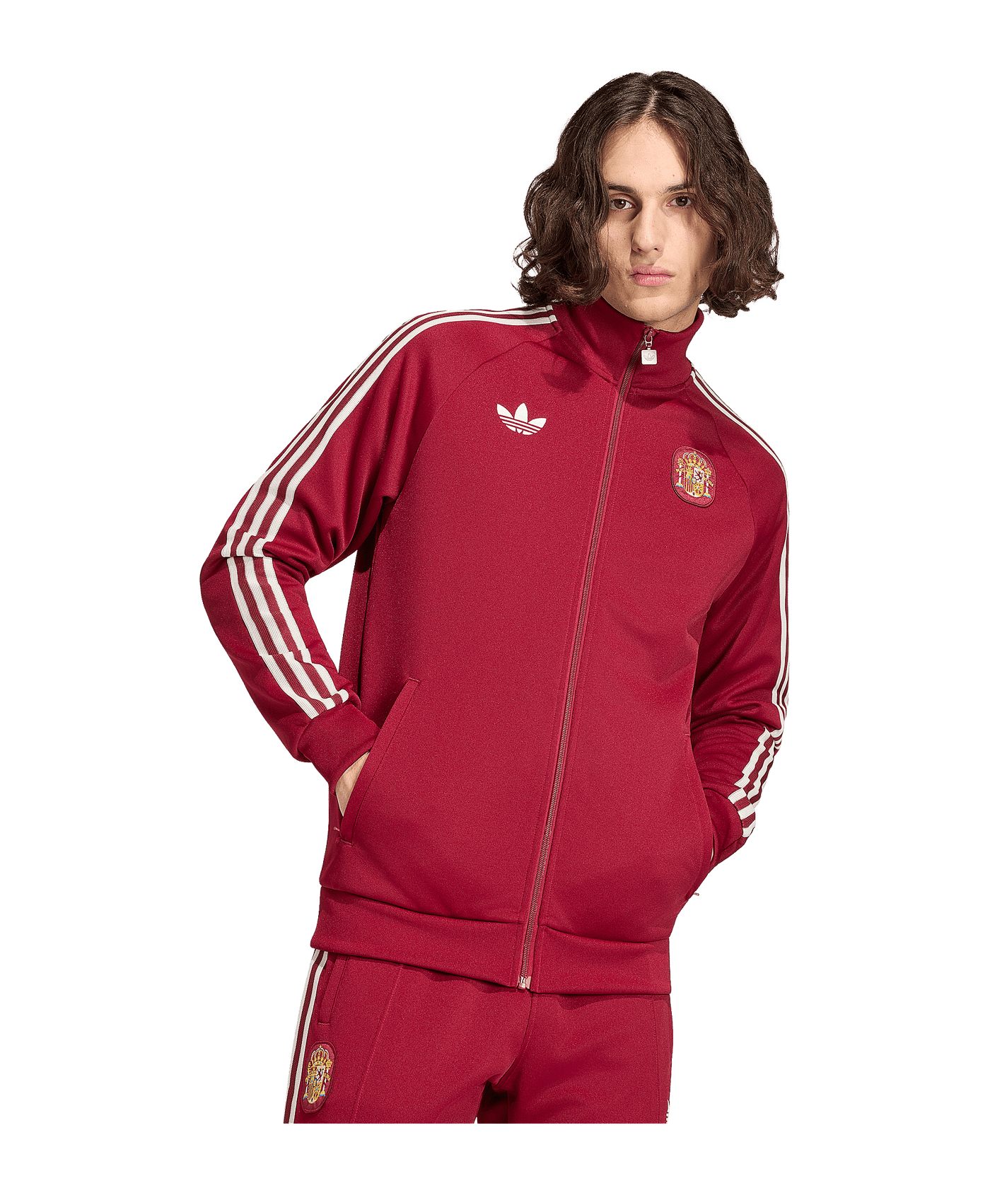 adidas FEF Spanien Originals Jacke Rot - rot
