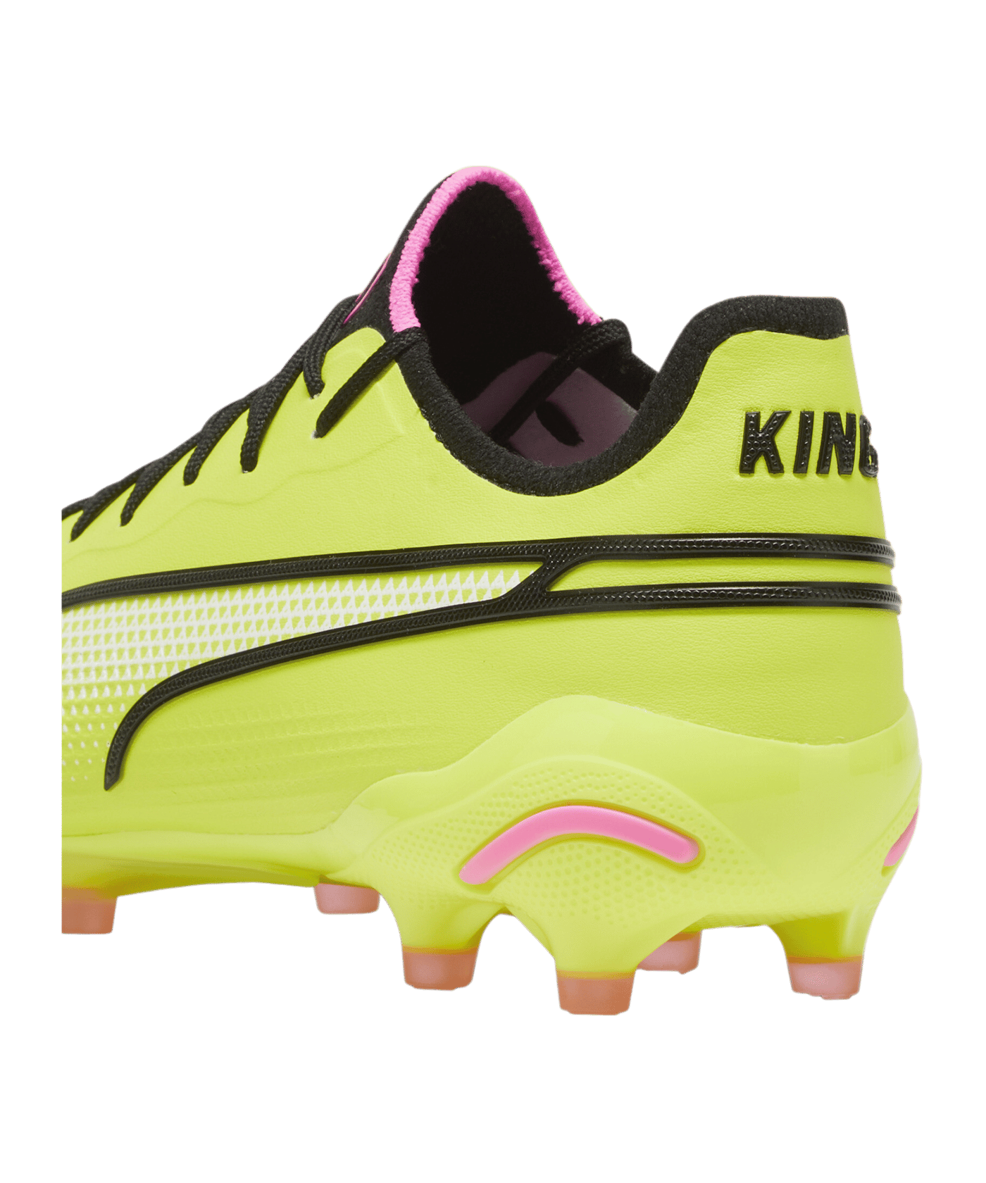 PUMA KING Ultimate FG/AG Phenomenal Gelb Schwarz Pink F06 - gruen