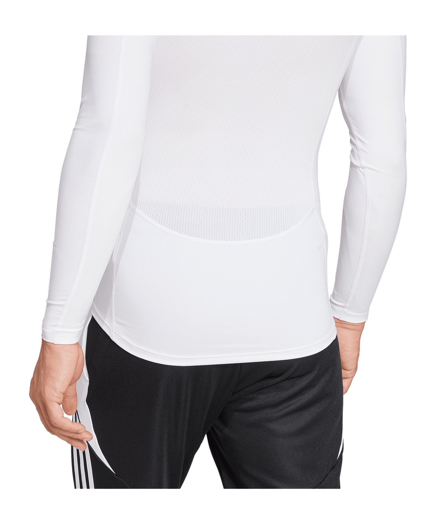 adidas Techfit Sweatshirt Weiss - weiss