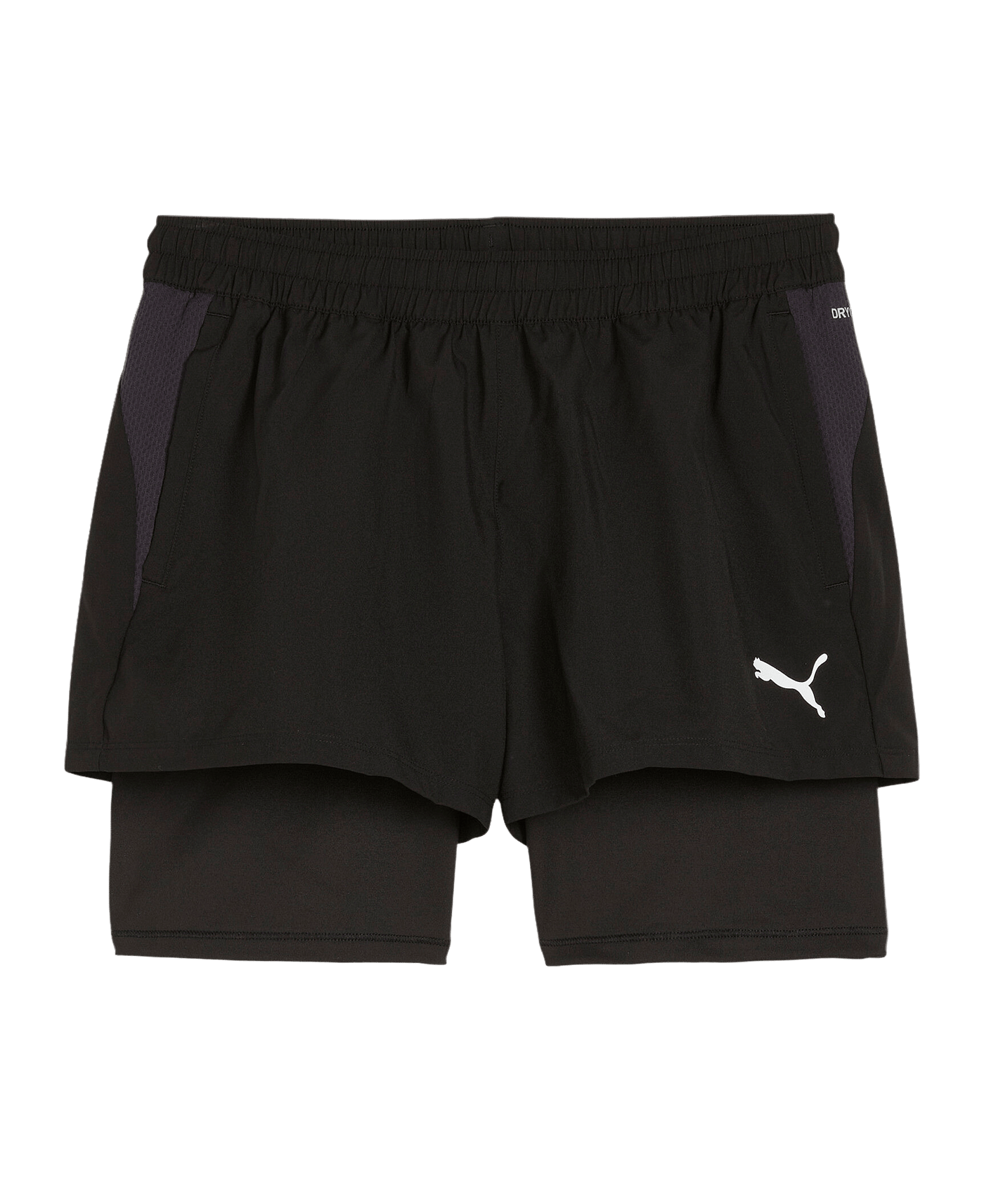 PUMA teamGOAL 2in1 Short Damen Schwarz Weiss F03 - schwarz