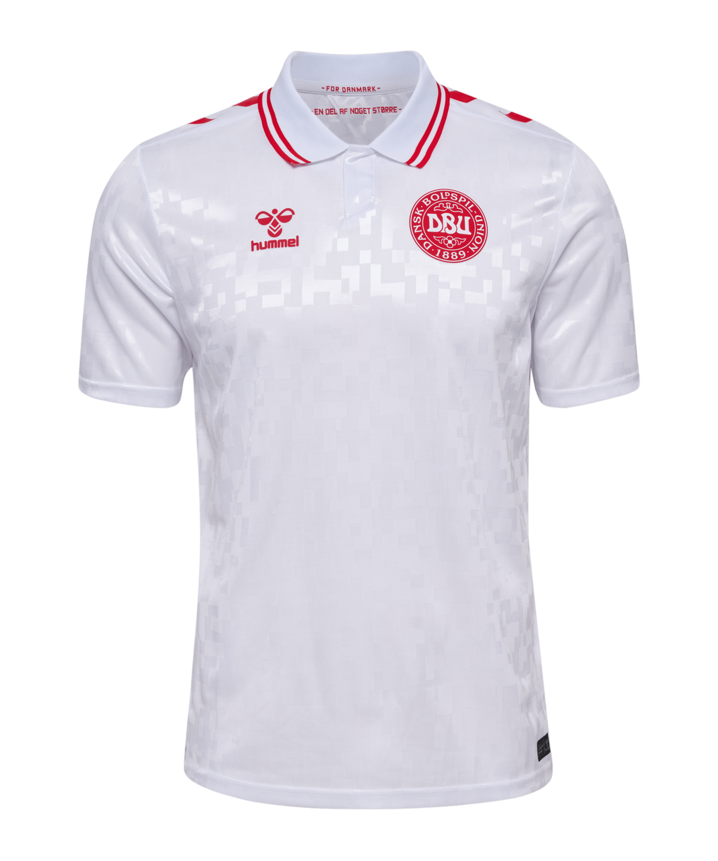 Hummel Dänemark Trikot Away EM 2024 Weiss F9001 - weiss