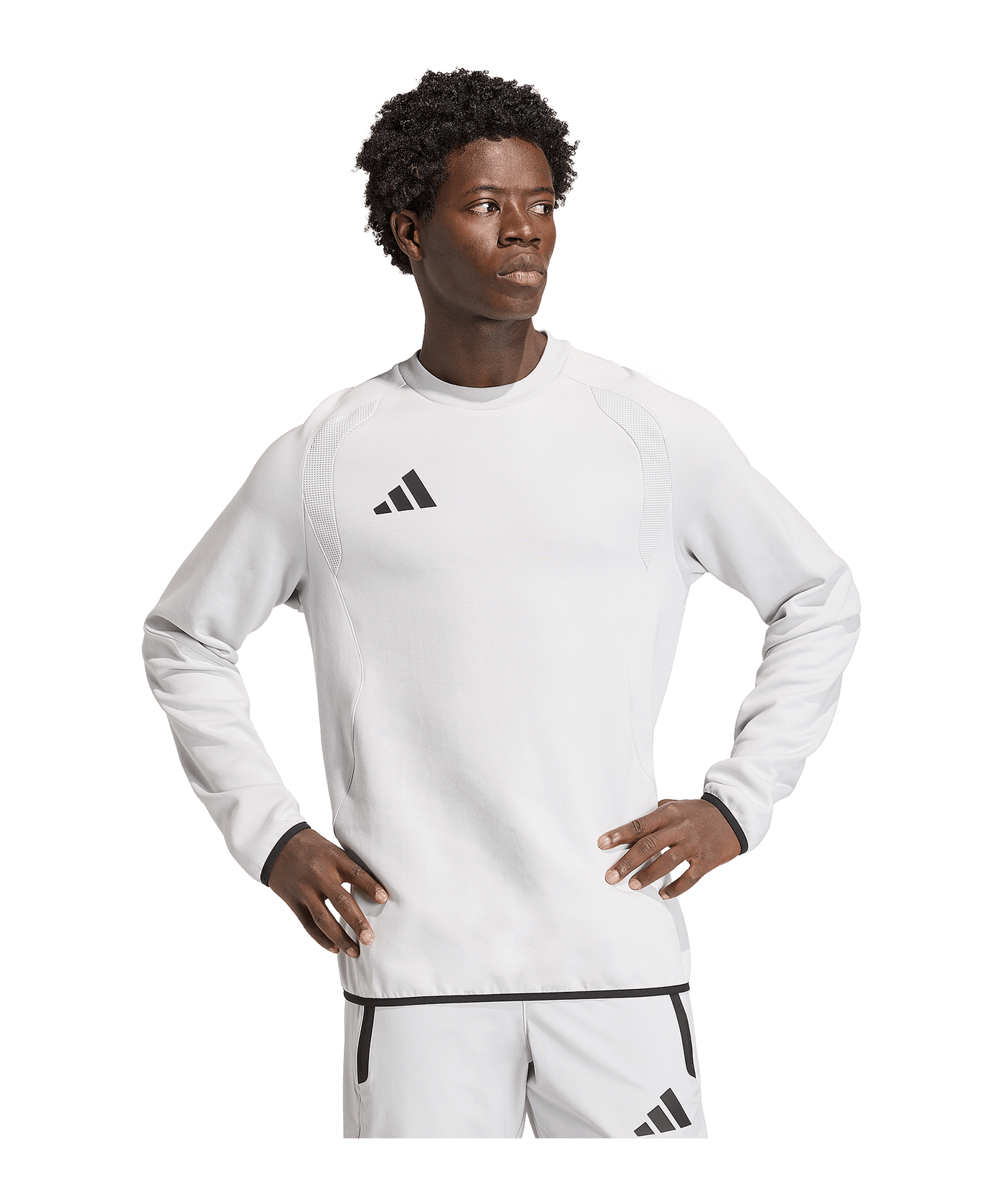 adidas Tiro Travel Sweatshirt Grau - grau