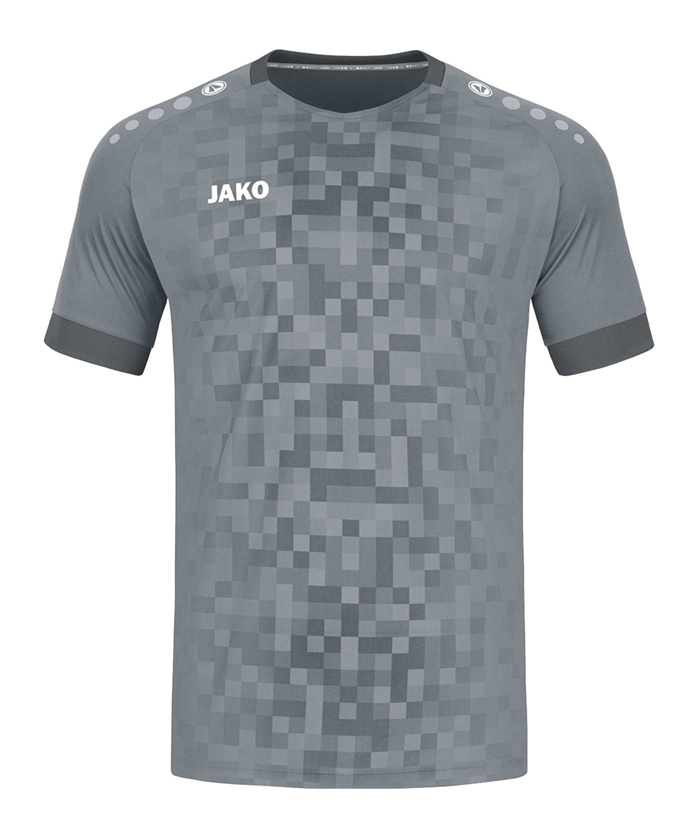 JAKO Pixel KA Trikot Kids Grau F840 - grau