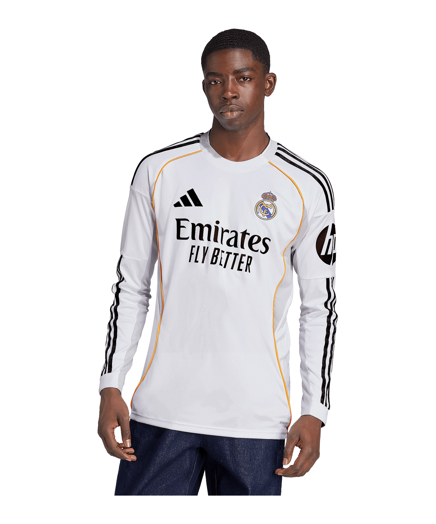 adidas Real Madrid Longsleeve Trikot Home 2025/2026 Weiß - weiss