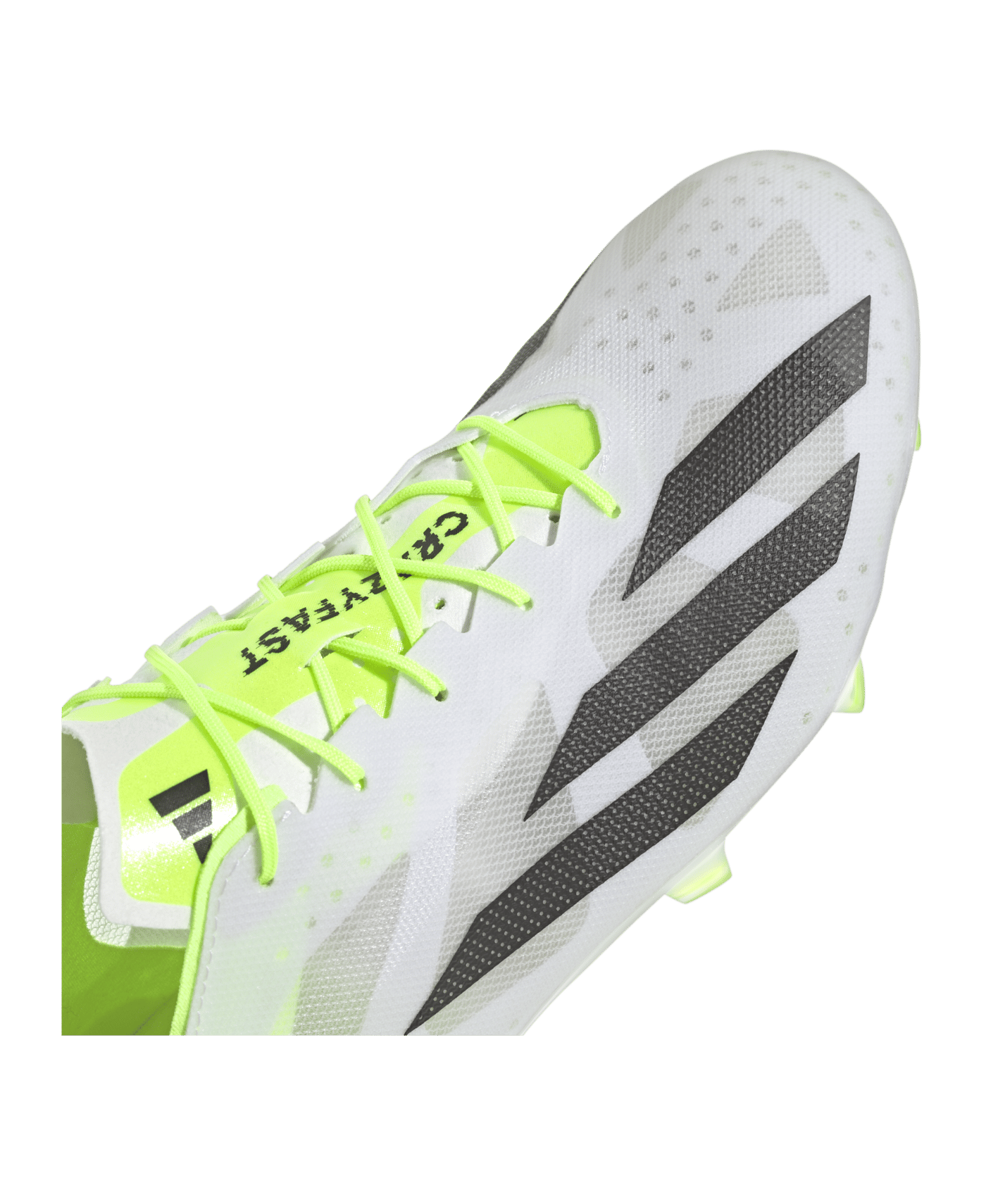 adidas X Crazyfast+ FG Crazyrush Weiss Schwarz Gelb - weiss