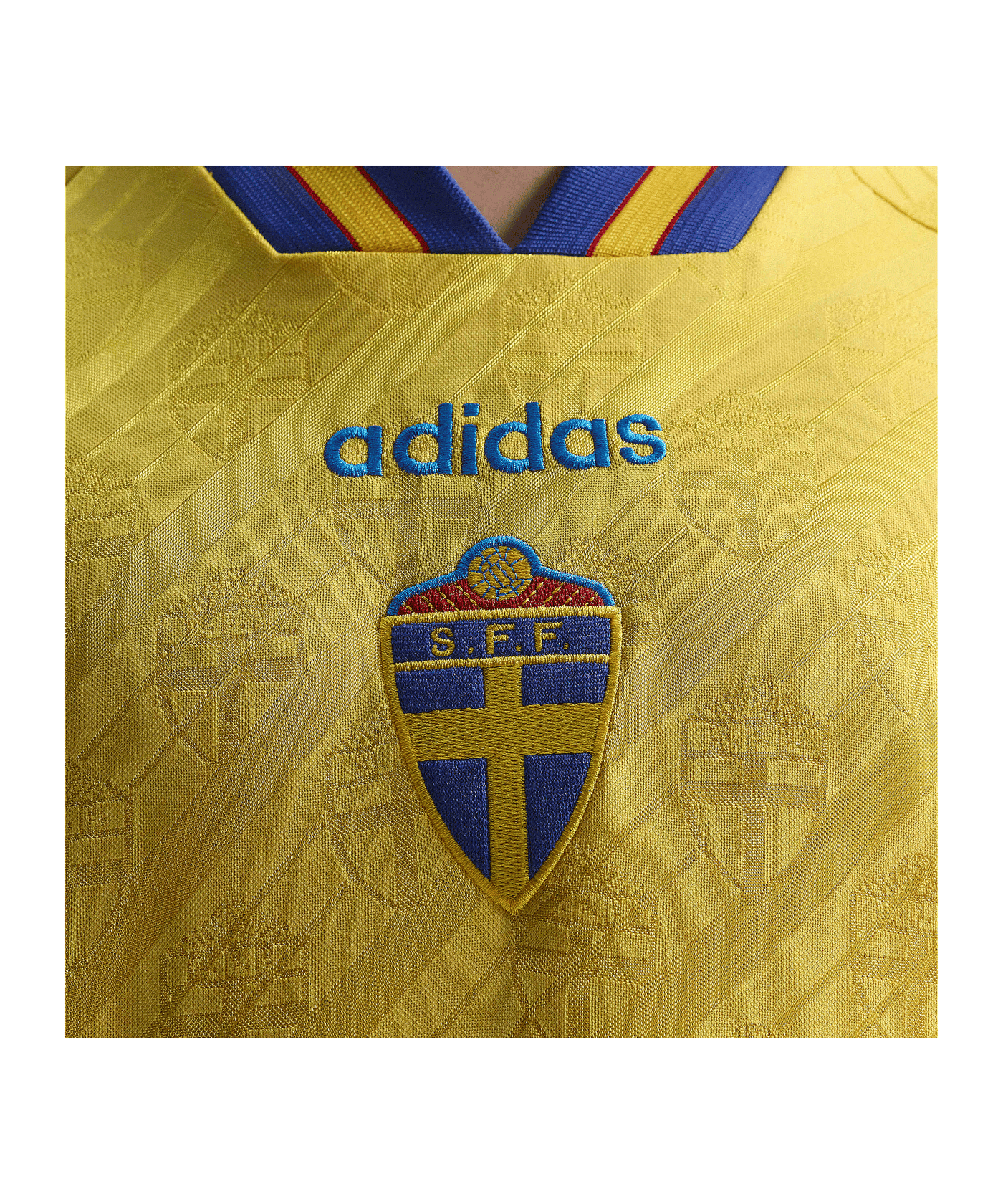adidas SVFF Schweden Bringback 1994 Trikot Home Gelb - gelb