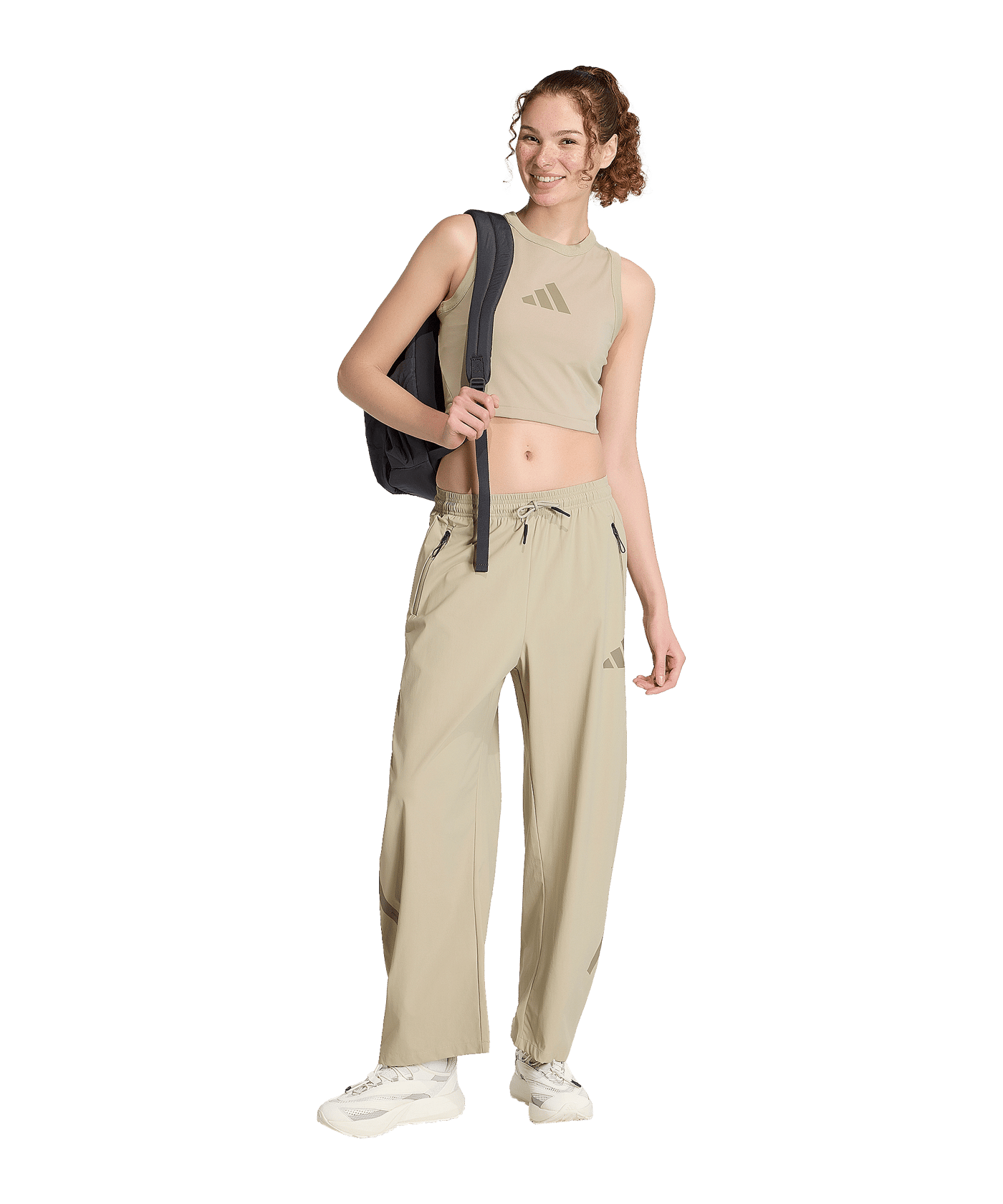 adidas Z.N.E Tanktop Damen Braun - braun