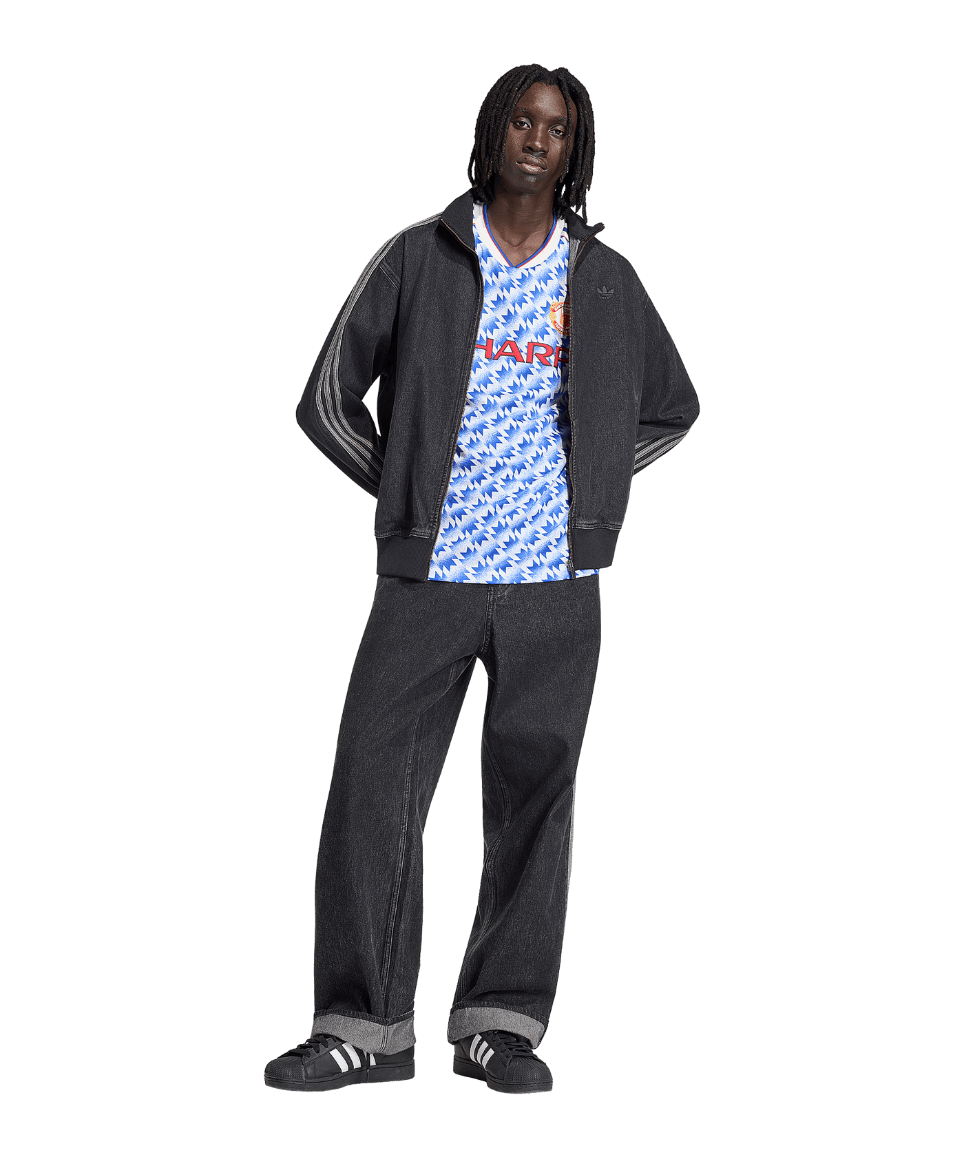 adidas Manchester United 90 Trikot Away Mehrfarbig - mehrfarbig