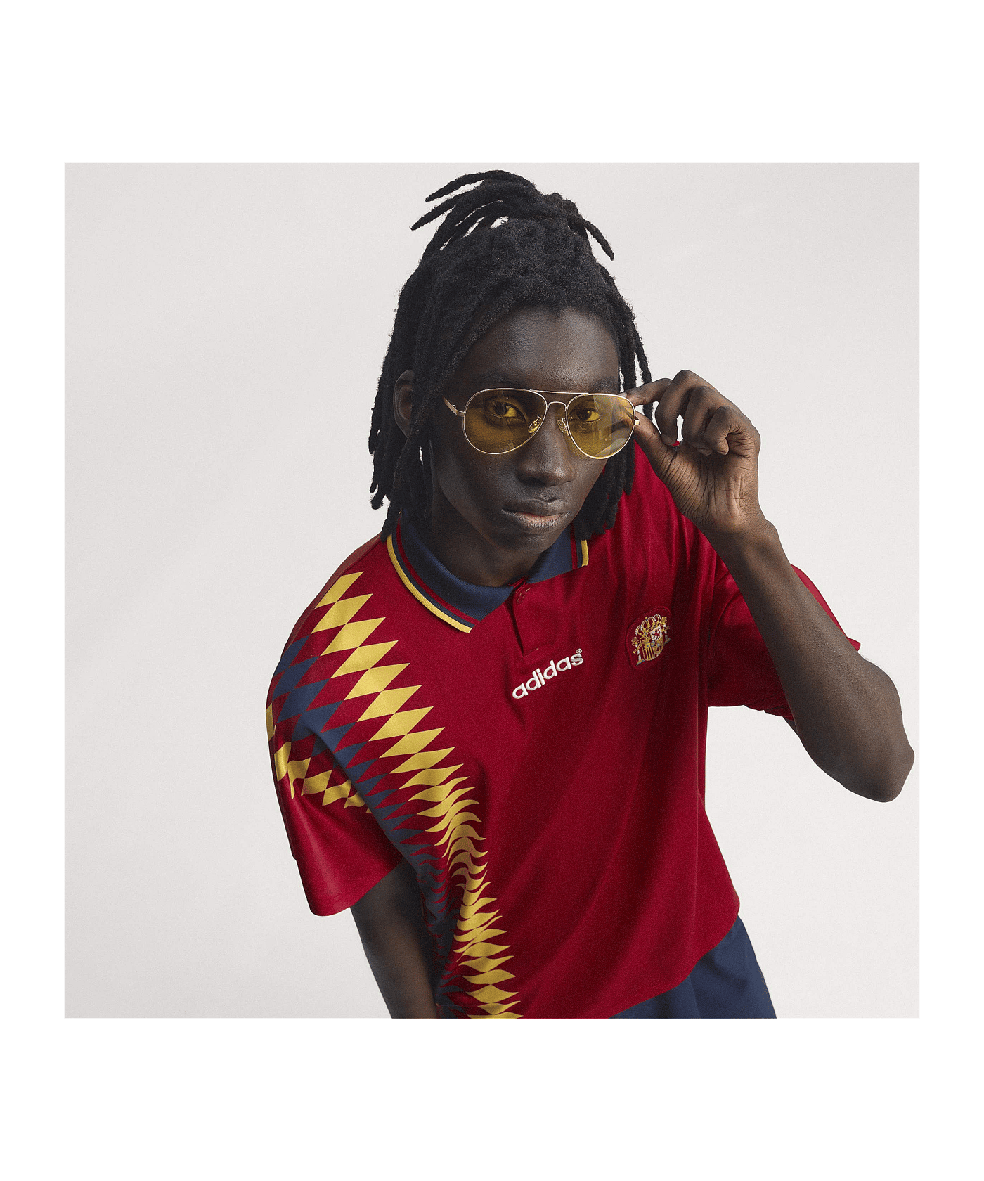 adidas FEF Spanien Bringback 1994 Trikot Home Rot - rot
