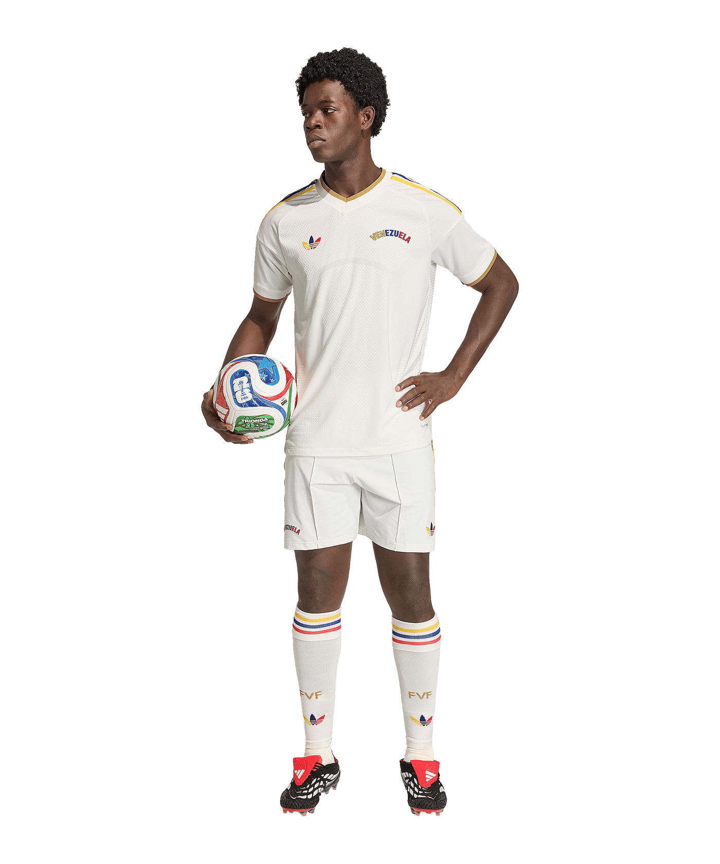 adidas Venezuela Authentic Trikot Away 2026 Weiß - weiss