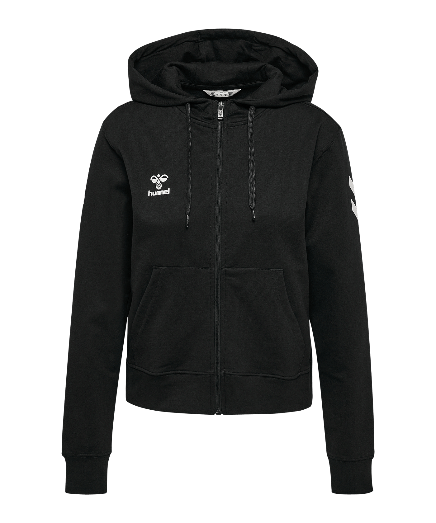 Hummel Go 2.0 Chevron Kapuzenjacke Damen Schwarz F2001 - schwarz