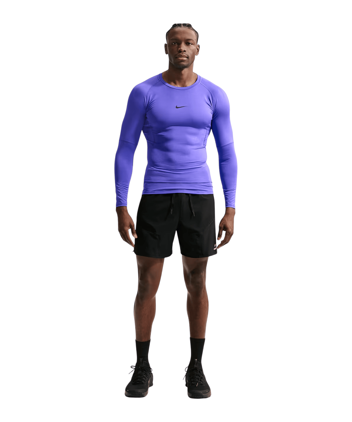 Nike Dri-Fit fitness Tight Underwear Longseeve - lila