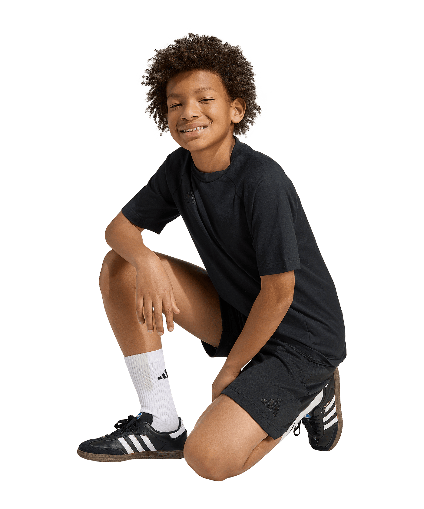 adidas Tiro 25 Travel Short Kids Schwarz - schwarz