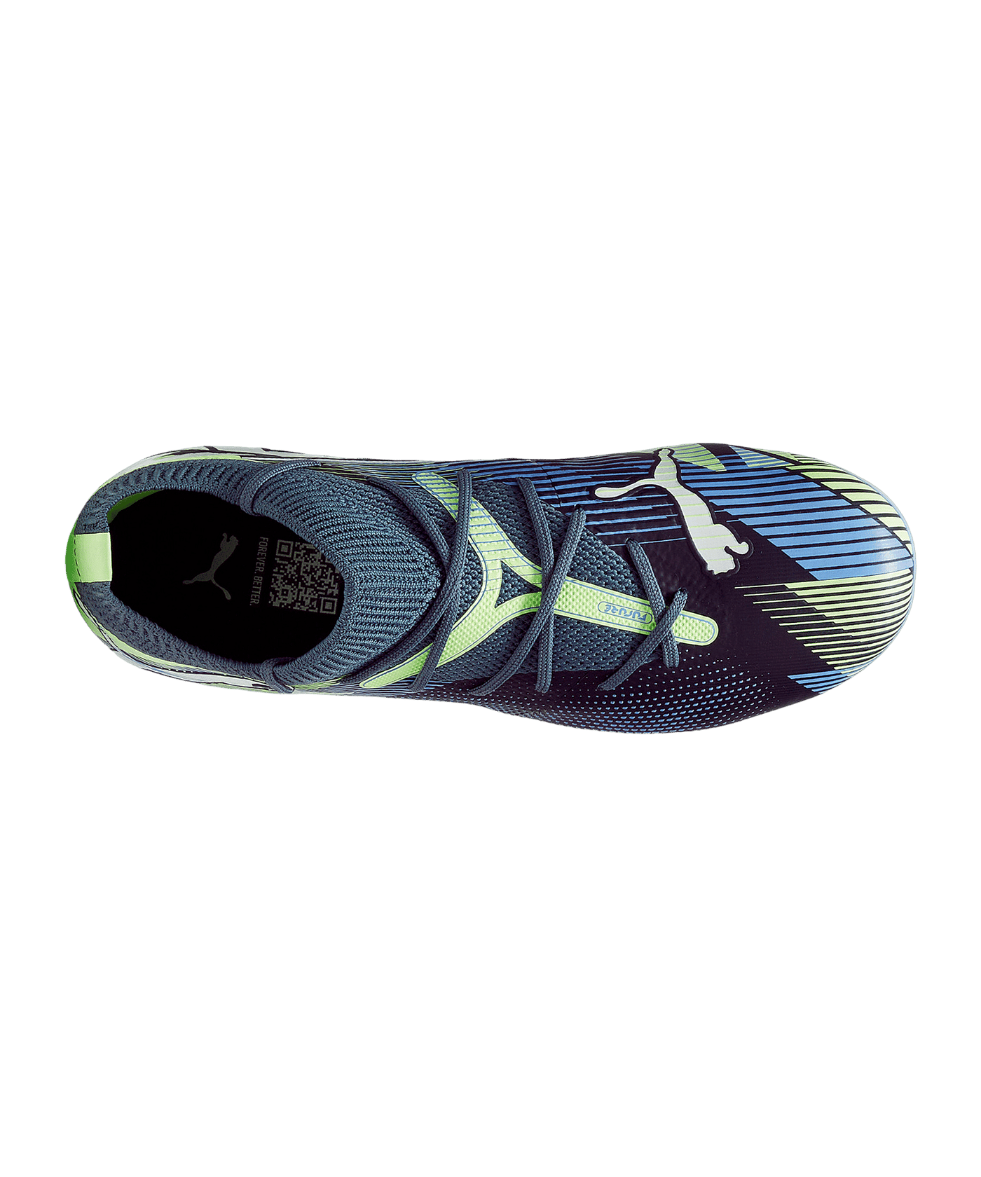 PUMA FUTURE 7 Match FG/AG Lights Out Jr Kids Grau Weiss F03 - grau