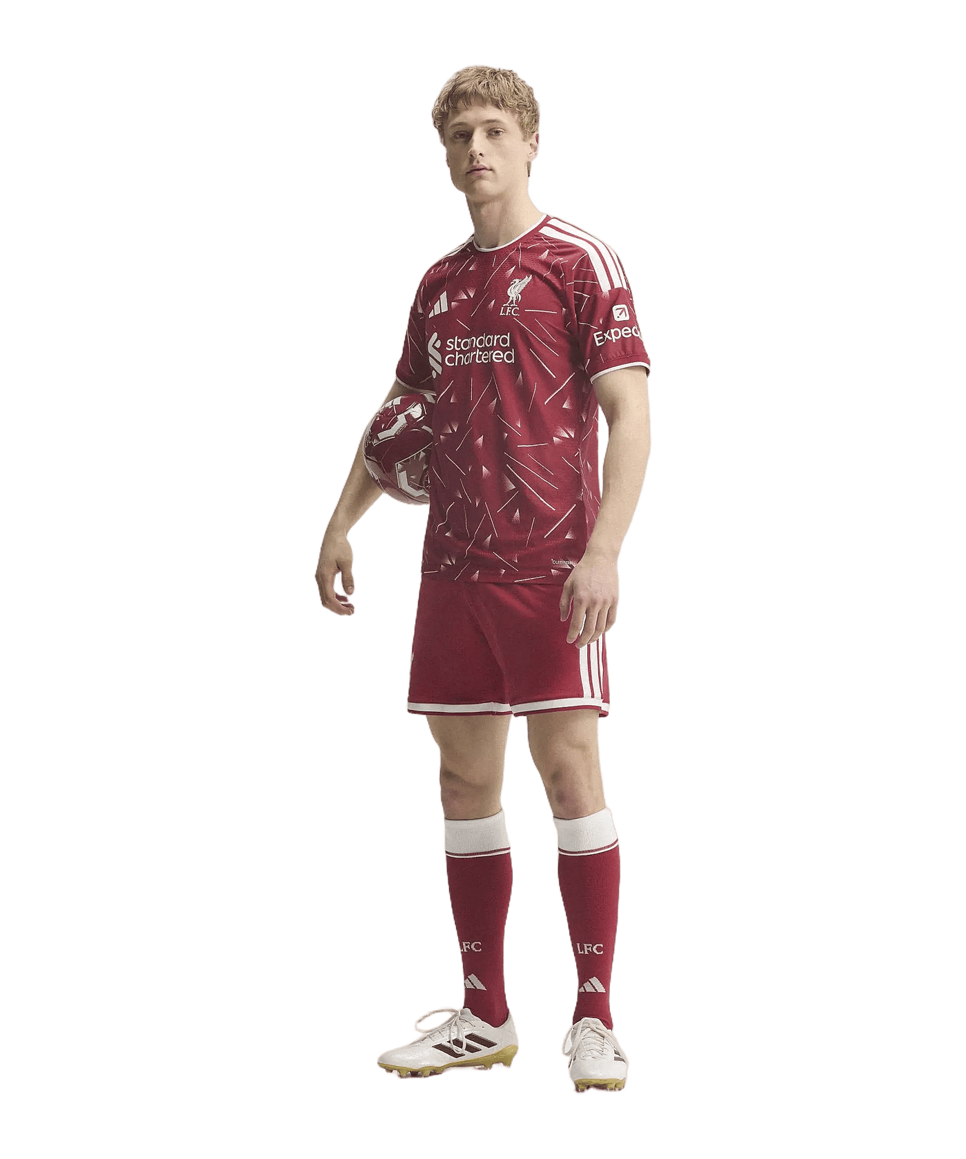 adidas FC Liverpool Authentic Trikot Home 2026/2027 Rot - rot