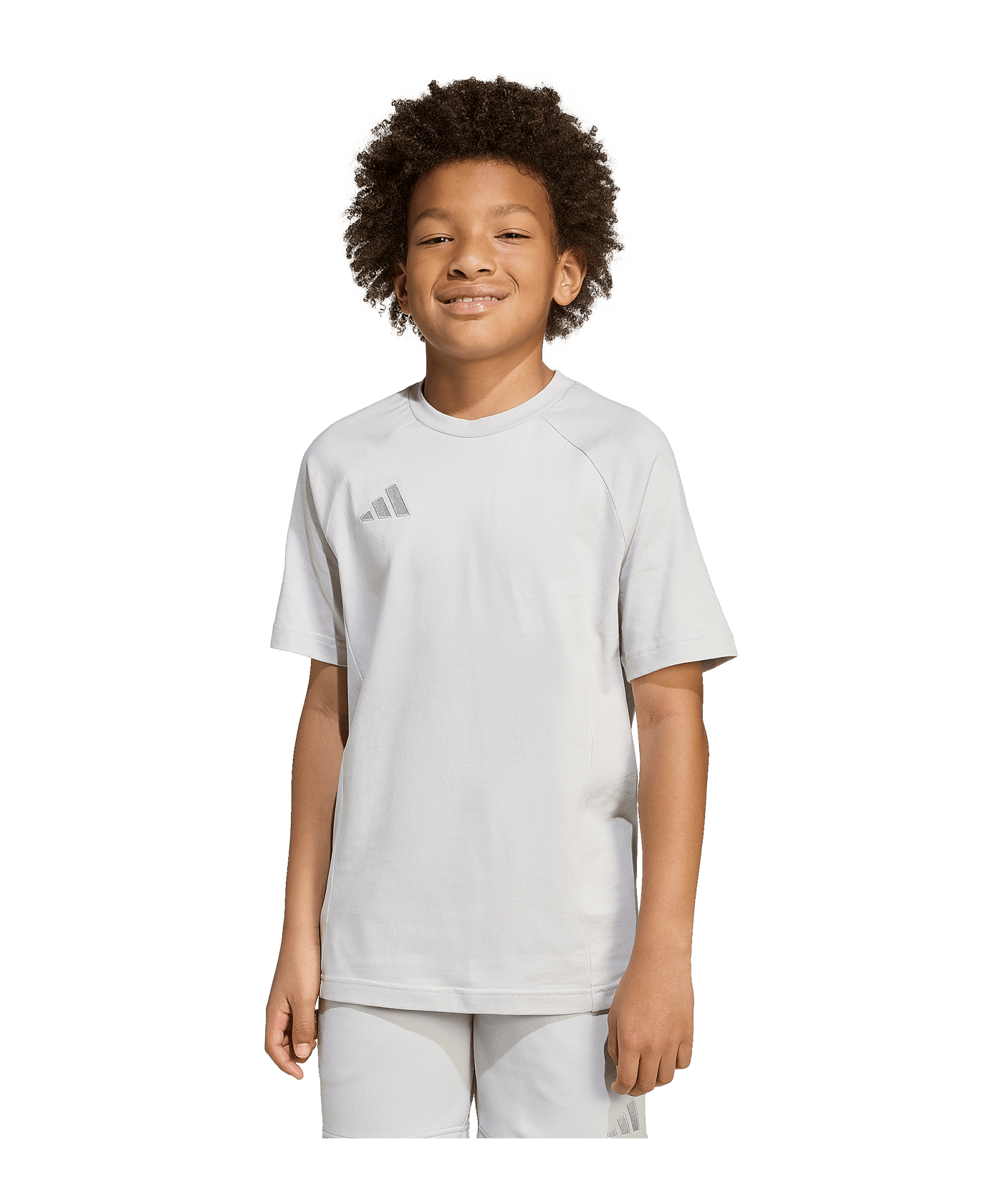 adidas Tiro 25 Travel Trainingsshirt Kids Grau - grau