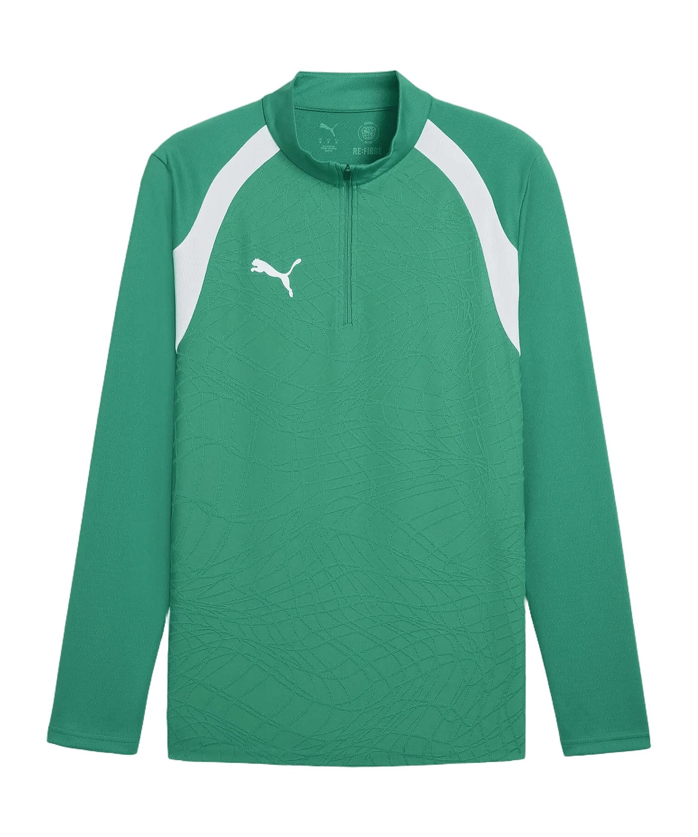 PUMA teamFINAL26 Training 1/4 Zip Top Grün F05 - gruen