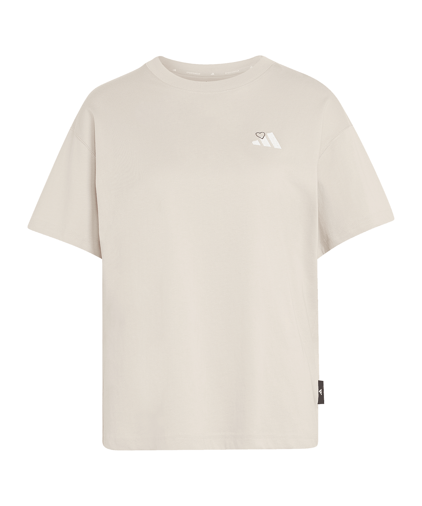 adidas Embroidery Pack Loose Graphic T-Shirt Damen Beige - beige